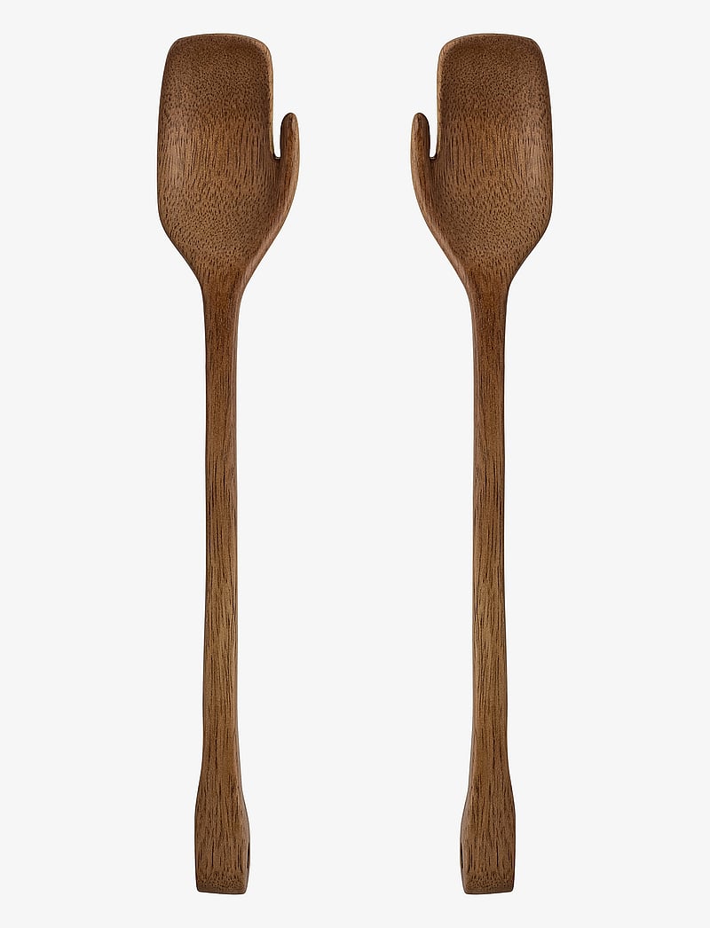 Bloomingville - Zeena Salad Servers, Mango Set of 2 - madalaimad hinnad - brown - 0