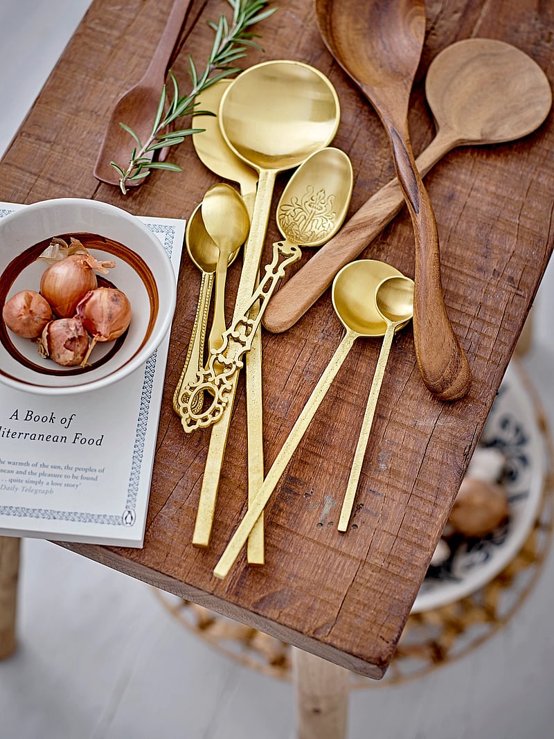 Bloomingville - Zeena Salad Servers, Mango Set of 2 - madalaimad hinnad - brown - 3