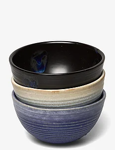 Elia Bowl, Stoneware Set of 3, Bloomingville