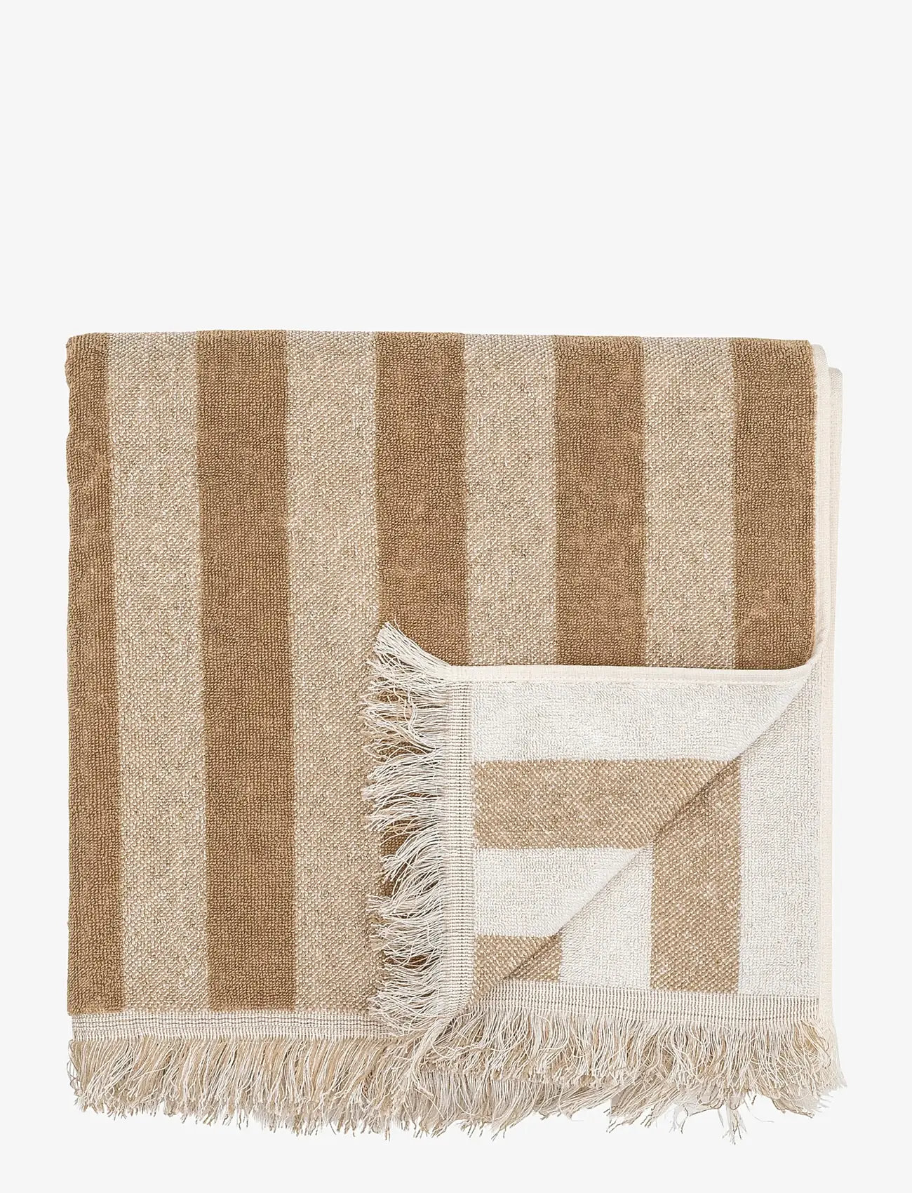 Bloomingville - Elaia Towel, Brown, Cotton - bath towels - brown - 0