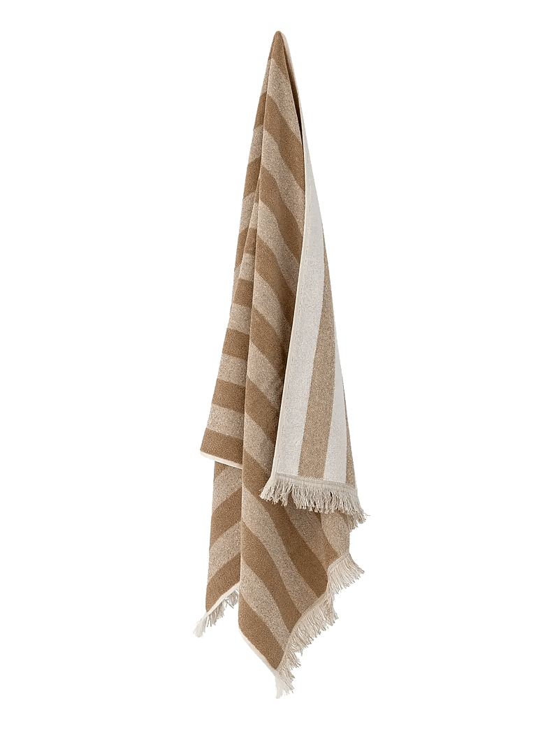 Bloomingville - Elaia Towel, Brown, Cotton - bath towels - brown - 1