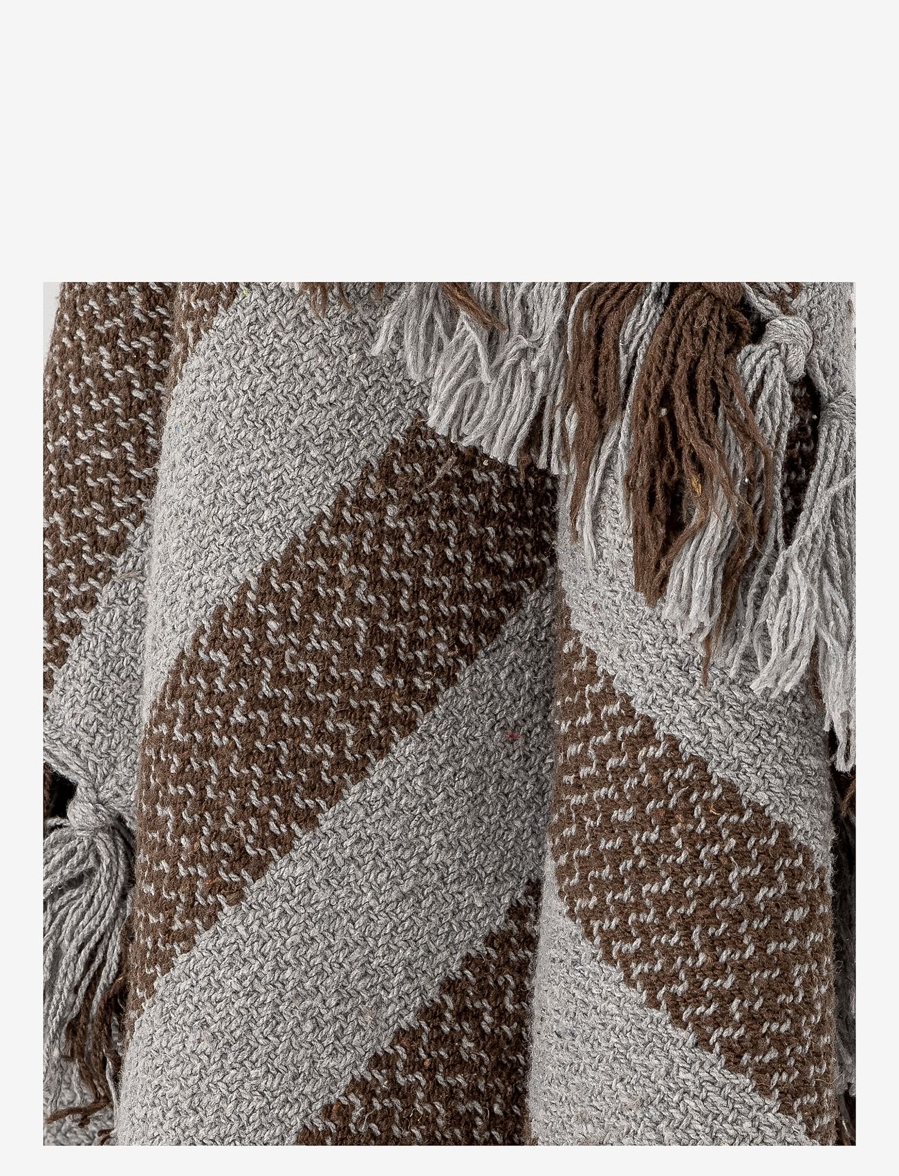 Bloomingville - Nann Throw - laveste priser - brown - 2