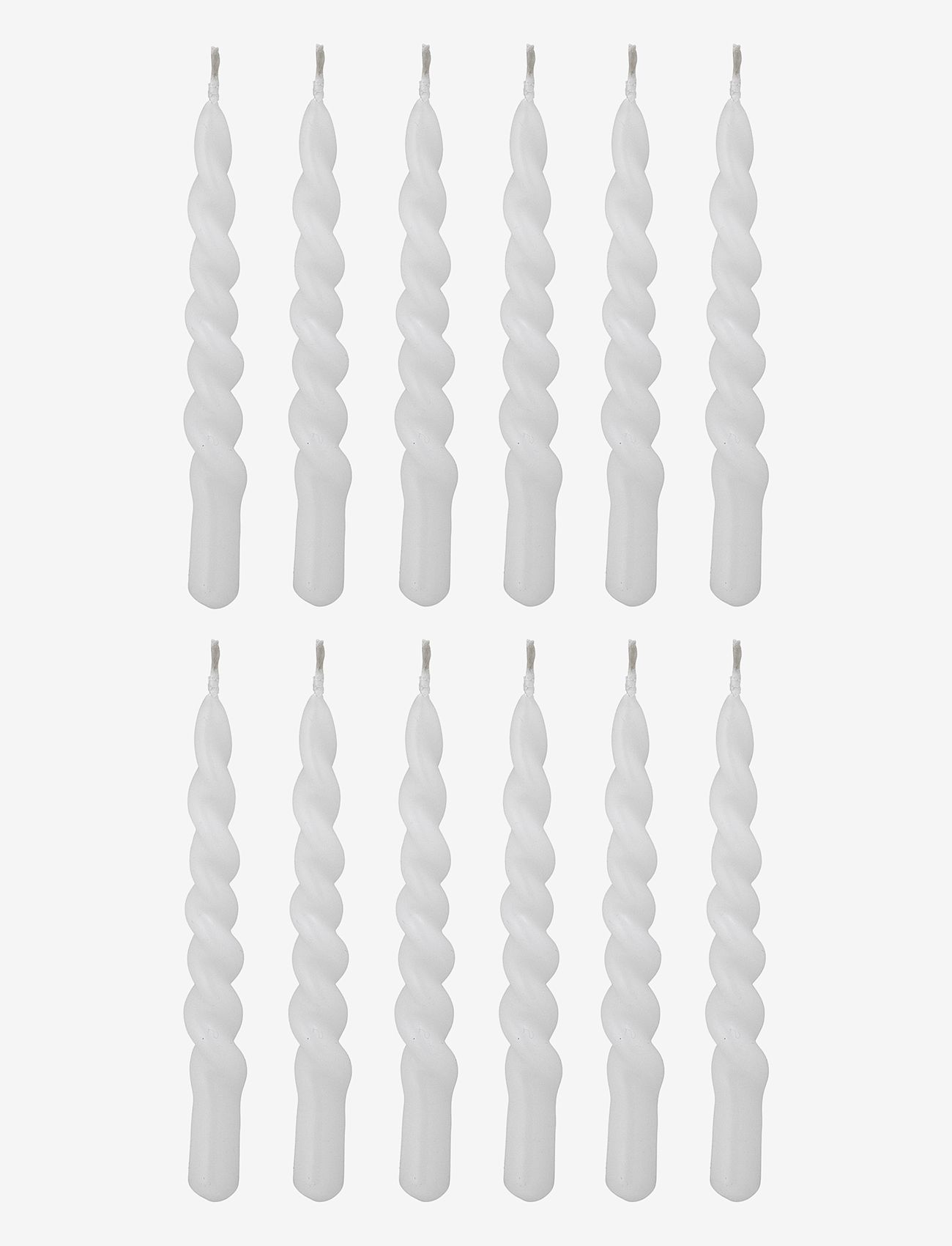 Bloomingville - Twist Candle - köp efter pris - white - 0