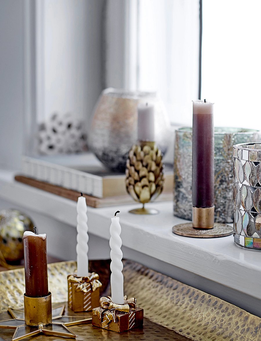 Bloomingville - Twist Candle - madalaimad hinnad - white - 1