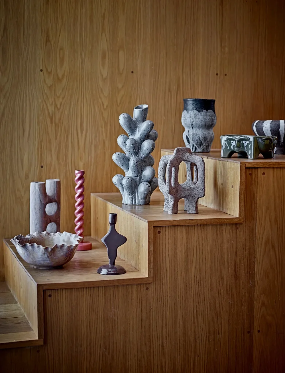 Bloomingville - Innes Vase - köp efter pris - blue - 2