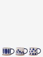 Bloomingville - Linora Mug, Set of 3 - mulled wine mugs - blue - 0