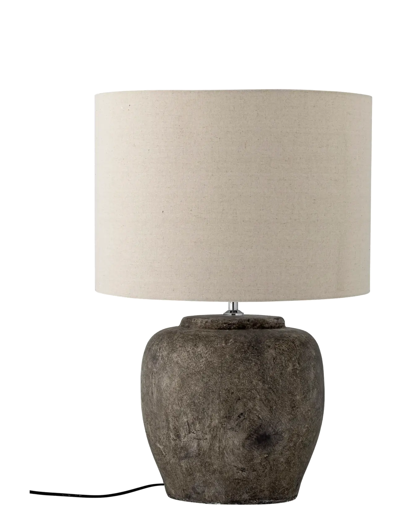 Bloomingville Isabelle Table Lamp, Bordlampe, Brun, Str: Ø 44 CM