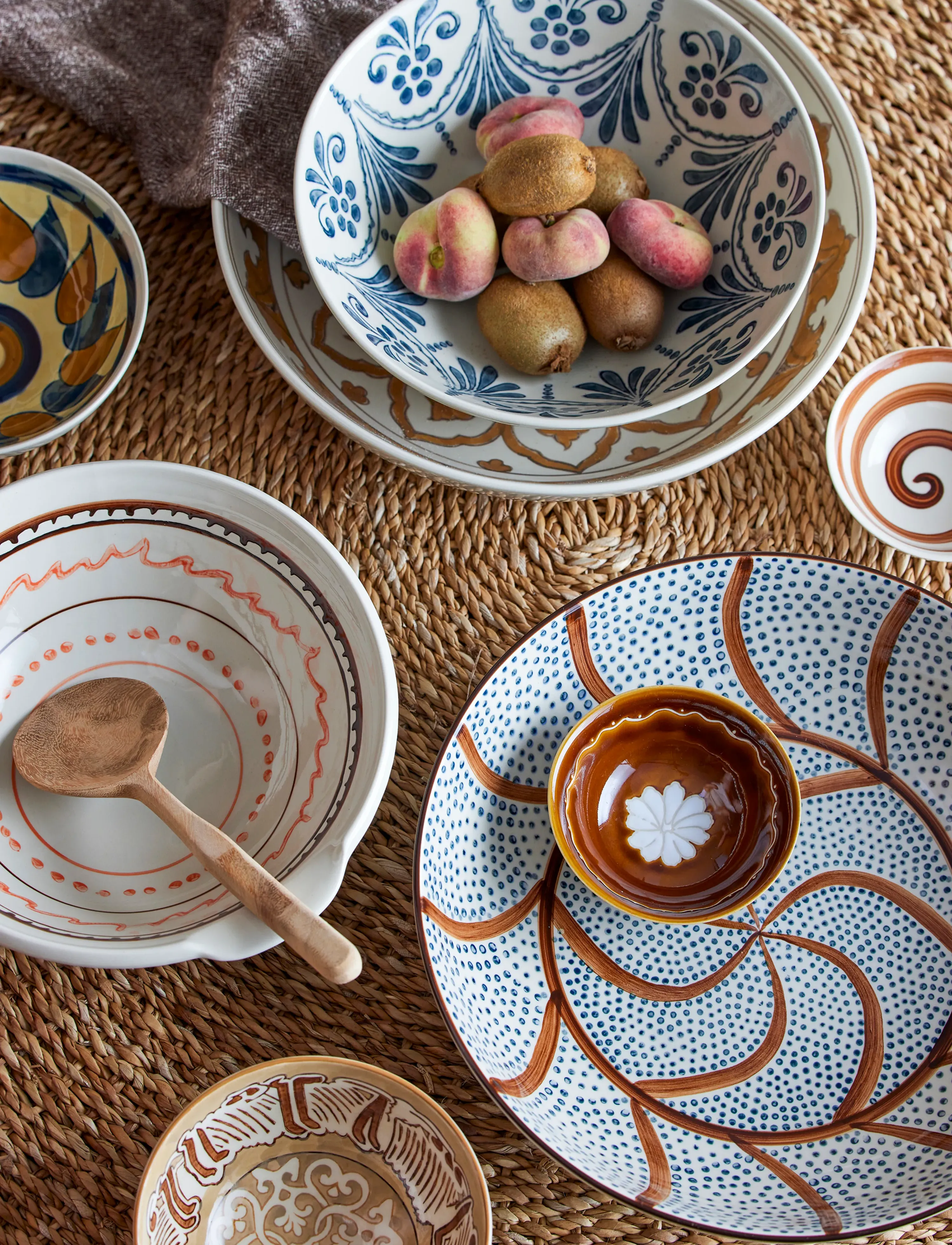 Bloomingville - Heikki Bowl - servierschalen - brown - 4
