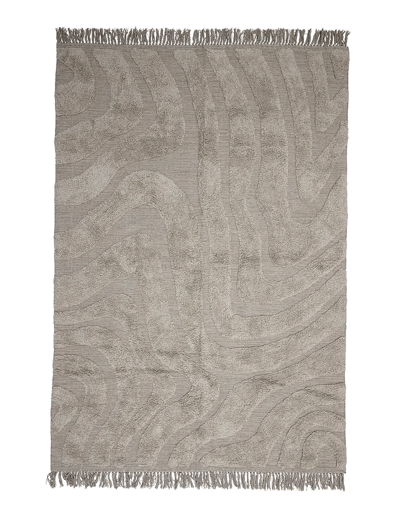 Bloomingville - Elaine Rug - baumwollteppiche & flickenteppich - beige - 0