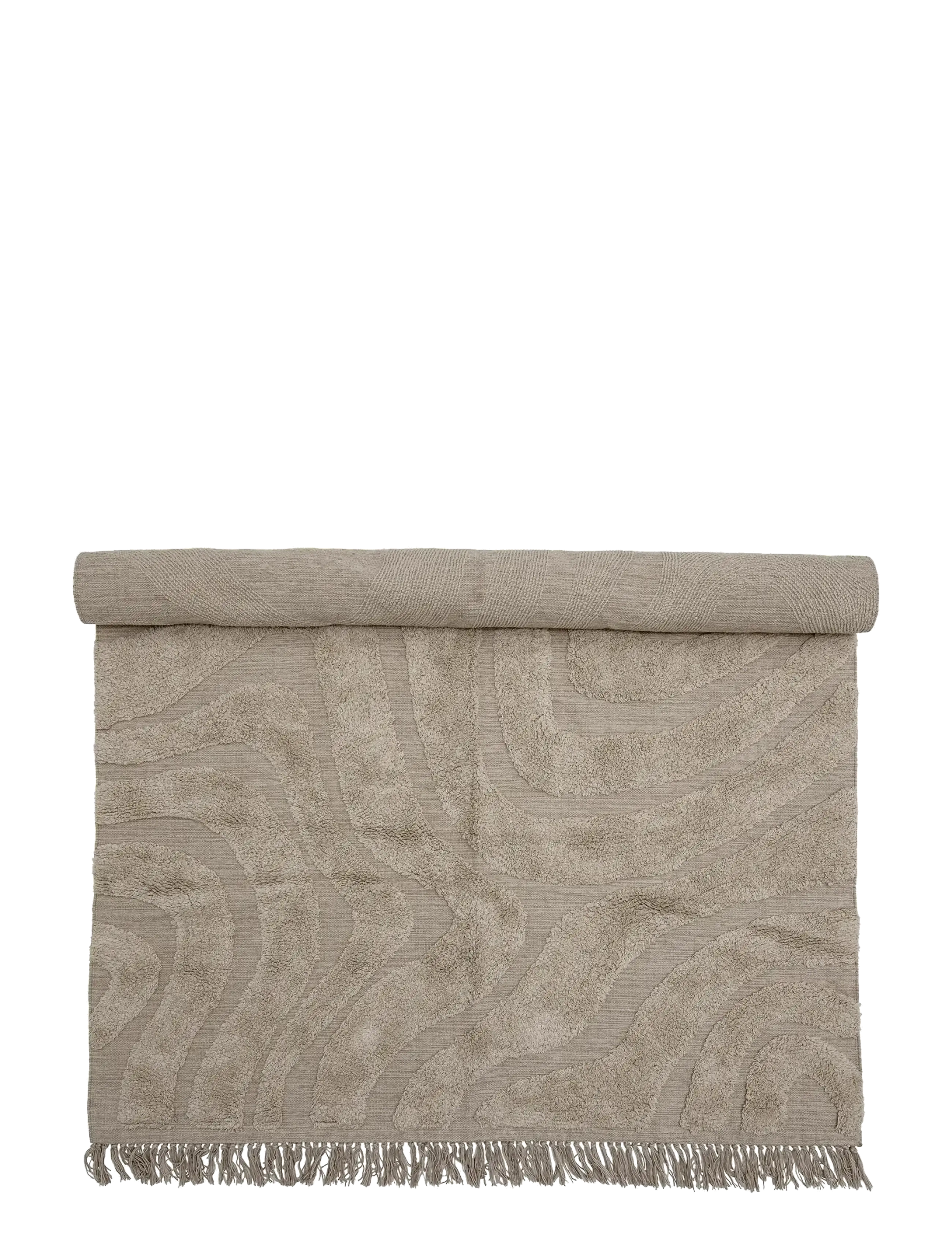 Bloomingville - Elaine Rug - bomullsmattor & trasmattor - beige - 2
