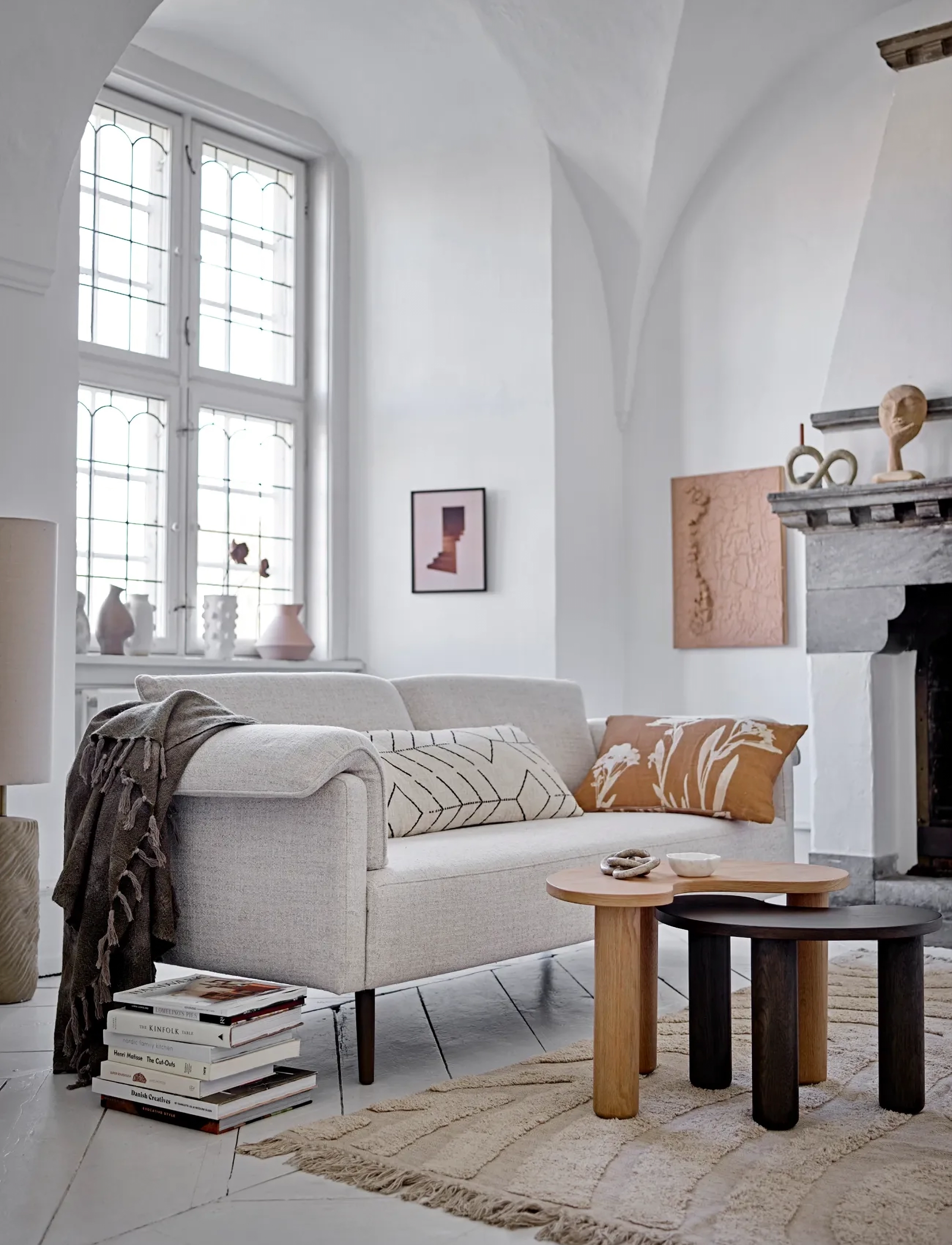 Bloomingville - Elaine Rug - baumwollteppiche & flickenteppich - beige - 4