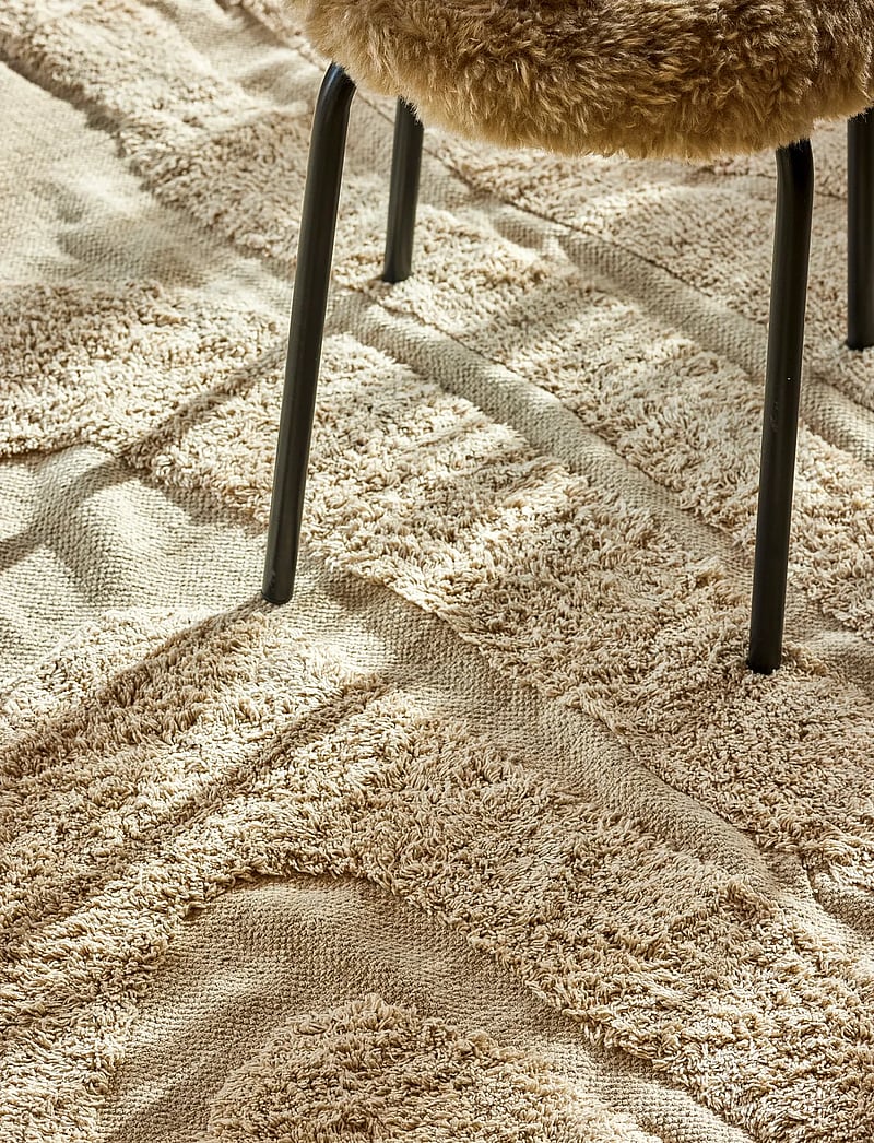 Bloomingville - Elaine Rug - baumwollteppiche & flickenteppich - beige - 5