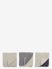 Bloomingville - Odette Dishcloth, Set of 3 - linased ja puuvillased salvrätikud - grey - 0