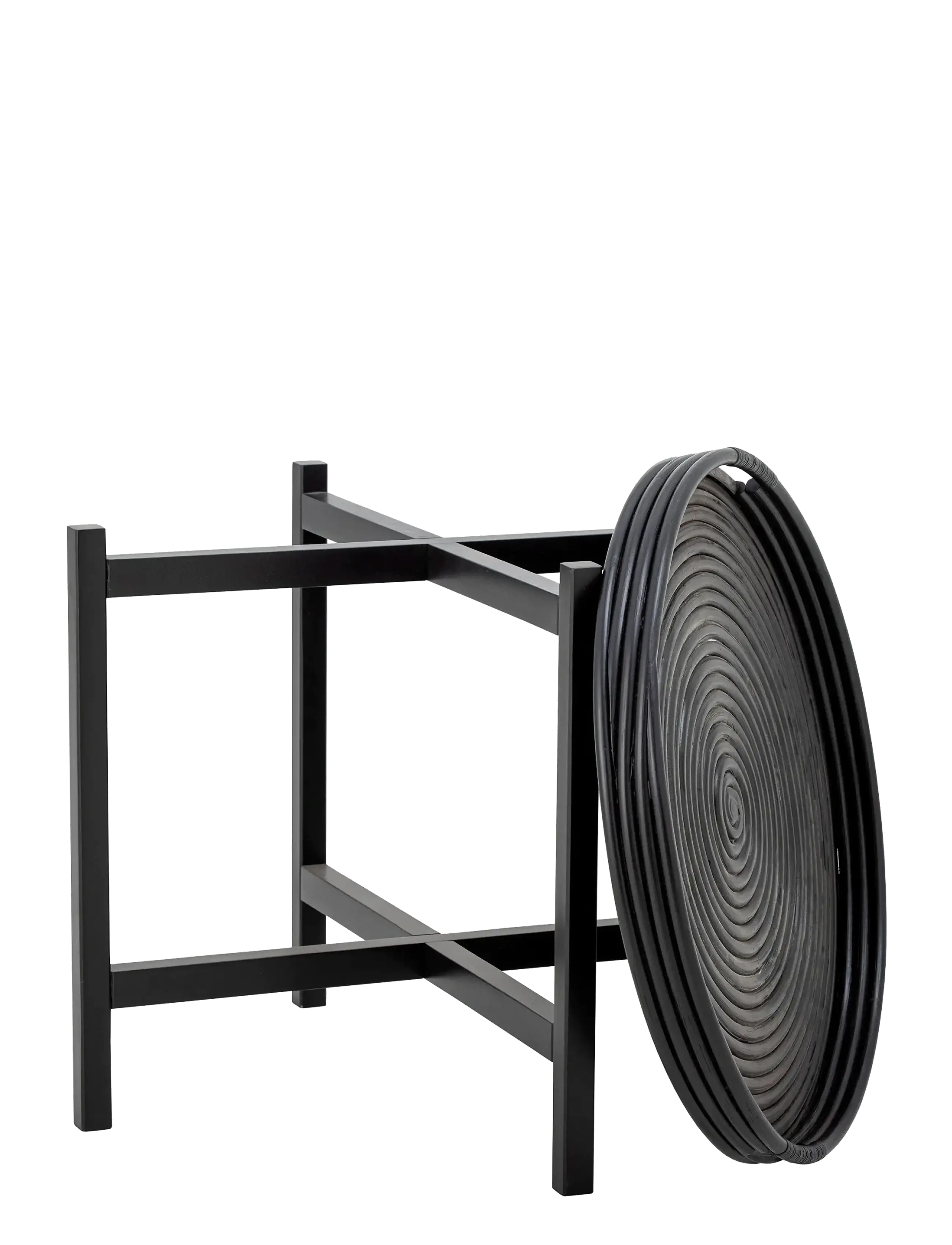 Bloomingville - Milli Tray Table - hliðarborð og smáborð - black - 2