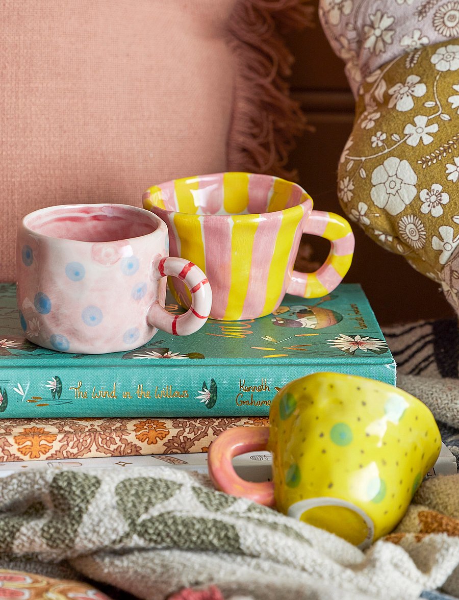 Bloomingville - Nini Cup - tassen & becher - yellow - 5