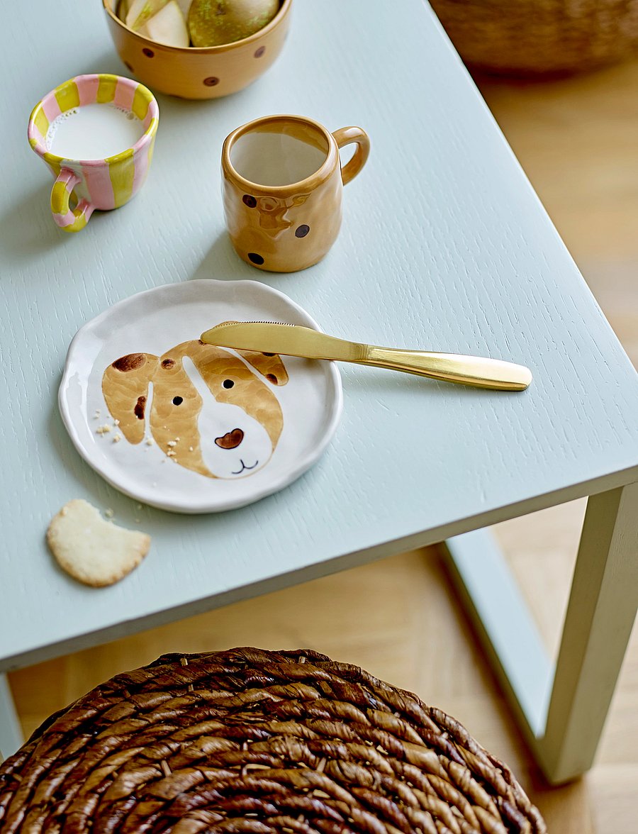 Bloomingville - Fenix Tableware, Brown, Stoneware - essgeschirr - brown - 0