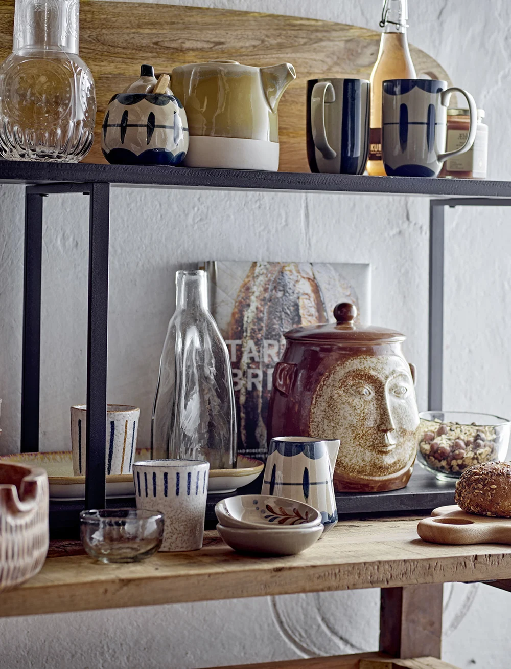 Bloomingville - Allium Milk Jug & Sugar Bowl - nach preis einkaufen - blue - 2