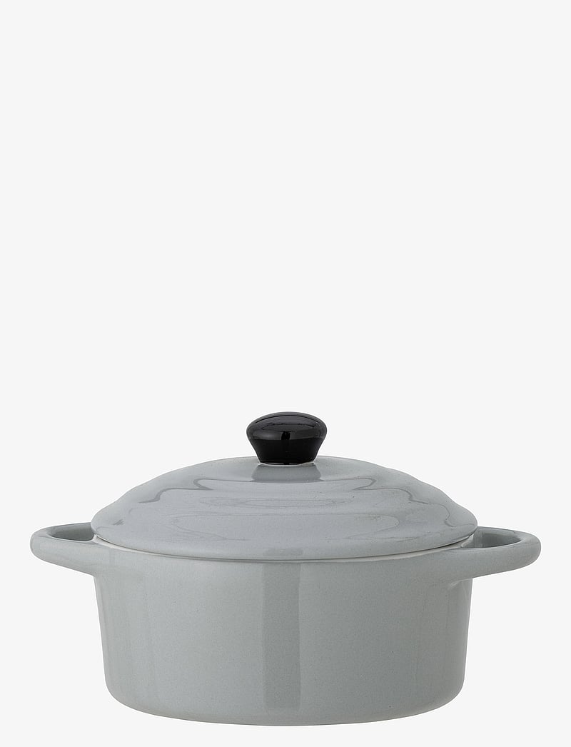 Bloomingville - Thanos Serving Pot w/Lid - madalaimad hinnad - grey - 0