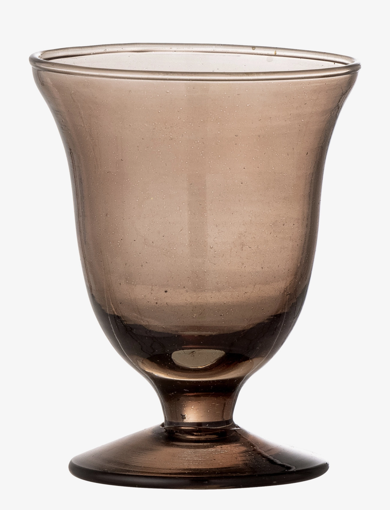 Bloomingville - Florentine Wine Glass, Brown, Recycled Glass - brown - 0