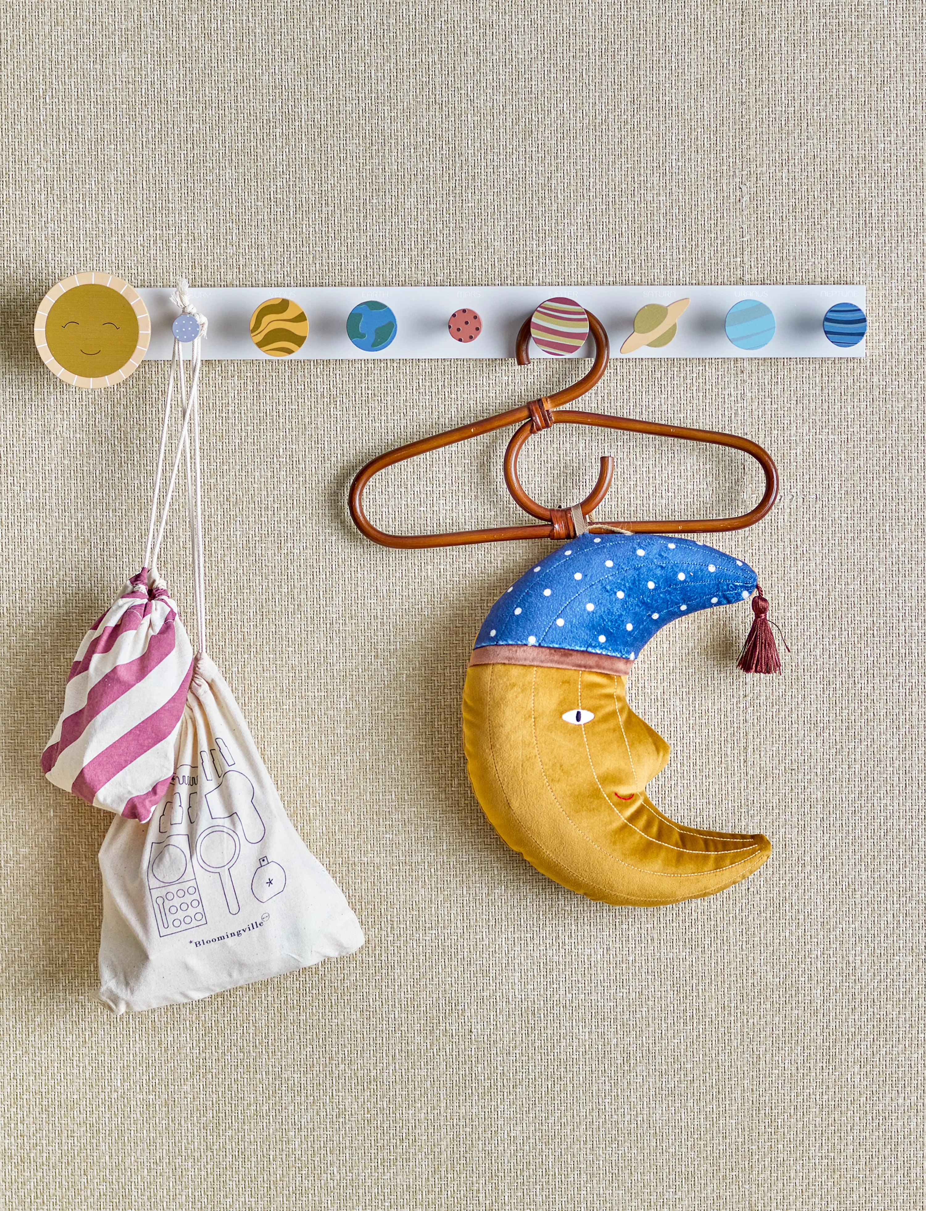 Bloomingville - Aranya Hanger - hooks & hangers - brown - 3