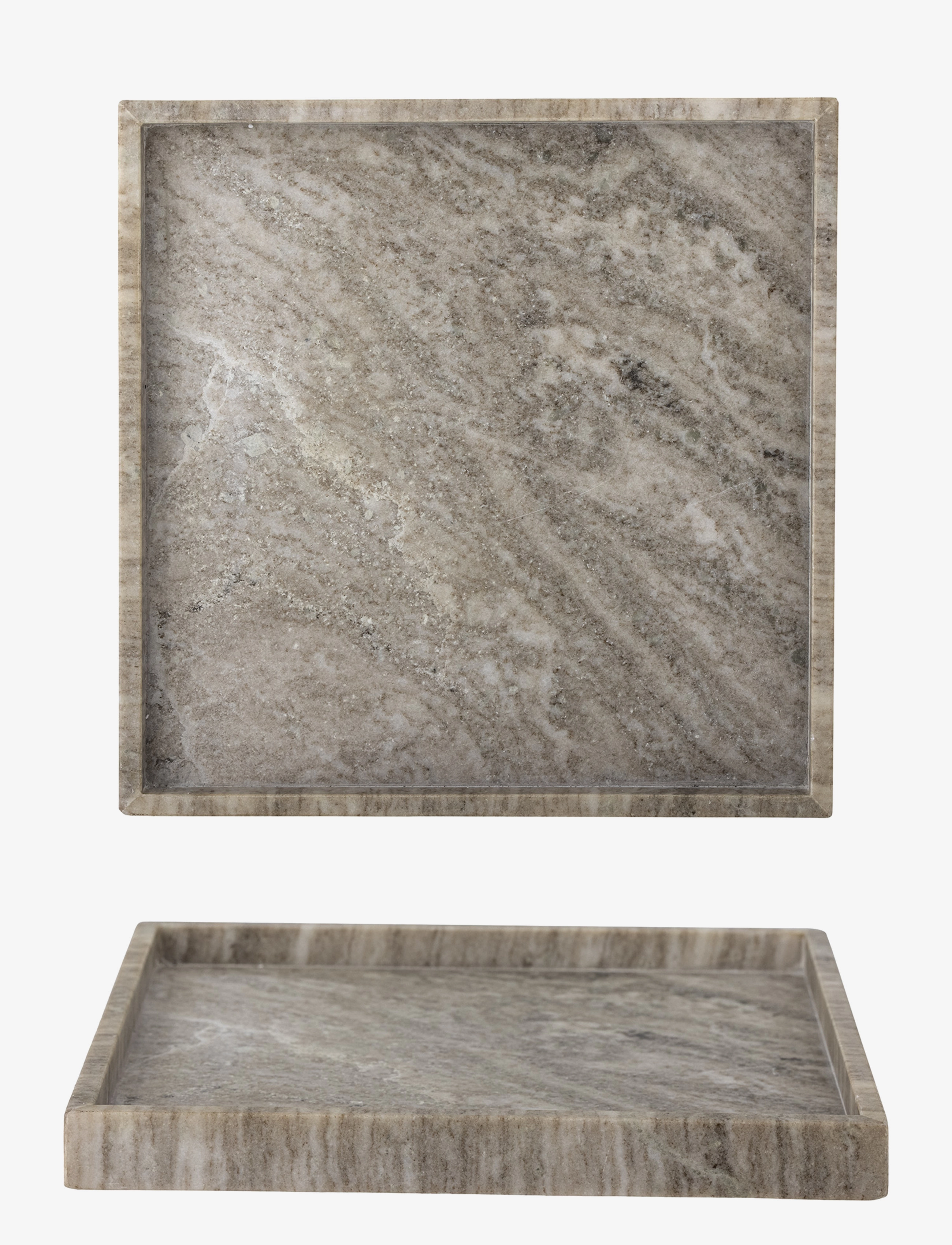 Bloomingville Majsa Tray - Serveringsbakker - BROWN / grey