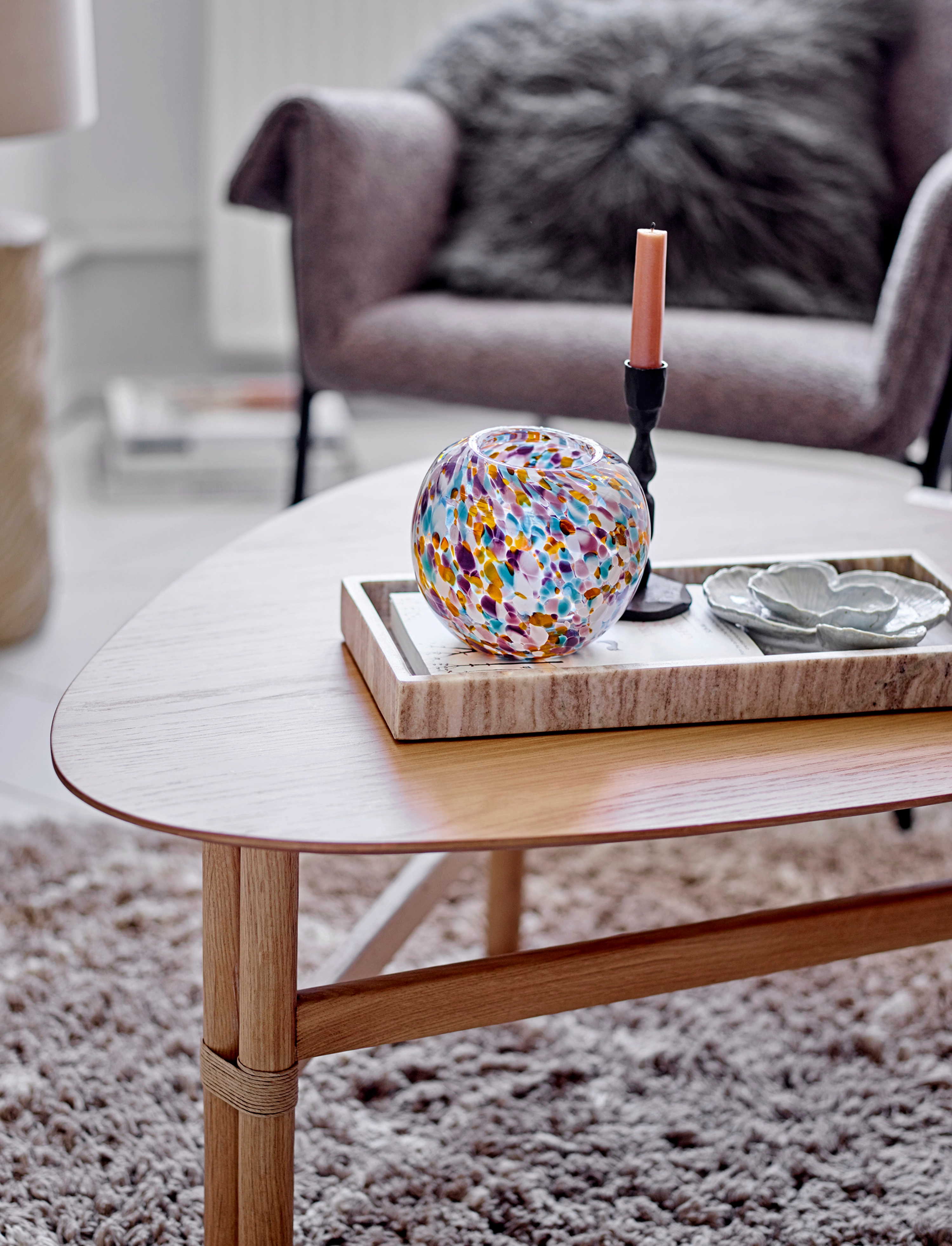 Bloomingville Majsa Tray, One Size x 38, Dining & Table Accessories, Khakigrün - Trays, Homeware
