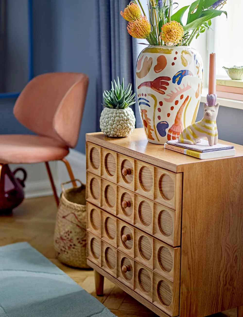 Bloomingville - Mamie Candle Holder - kerzenständer - brown - 5