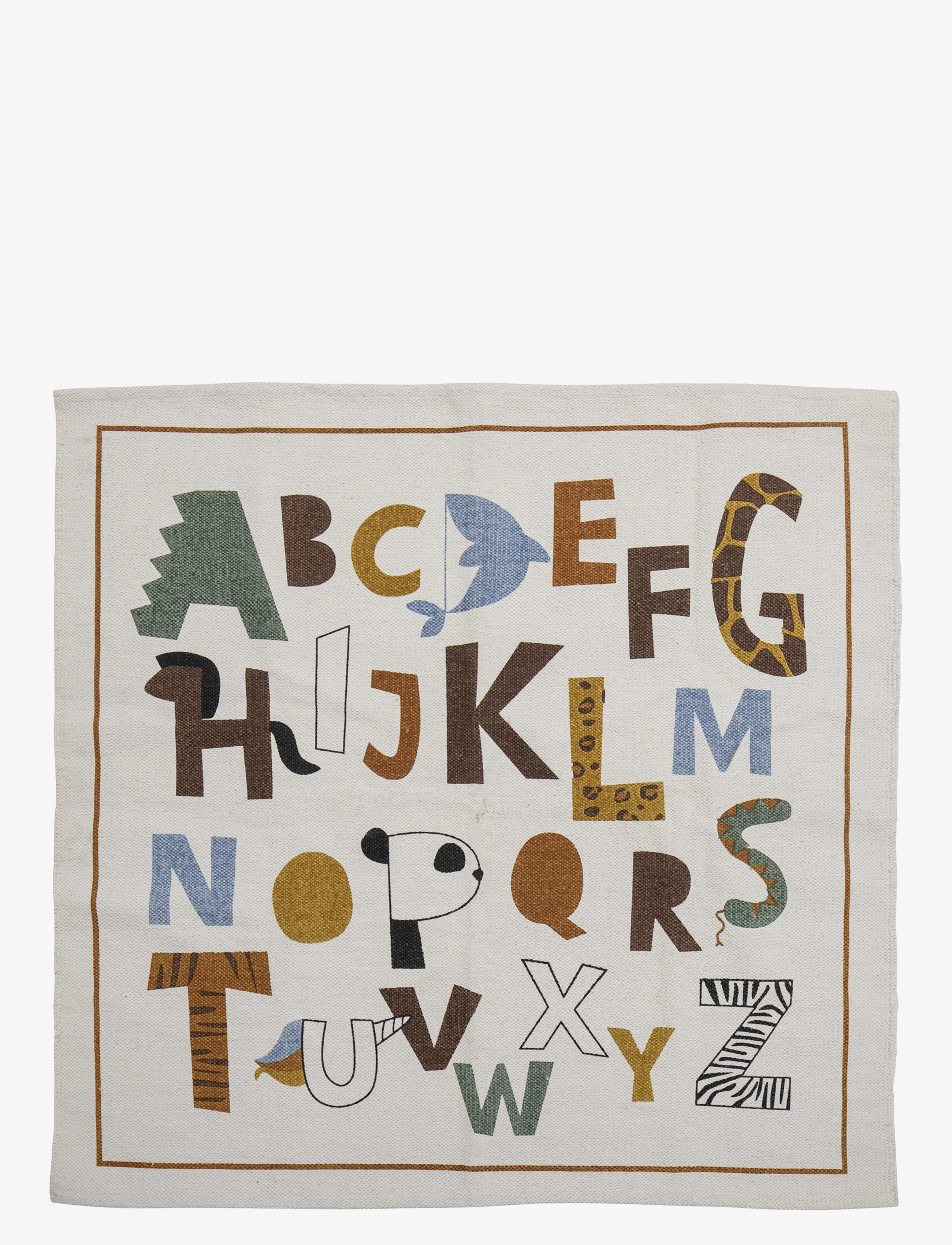 BLOOMINGVILLE Memmo Rug, Nature, Baumwolle Patterned - One Size - Kinder