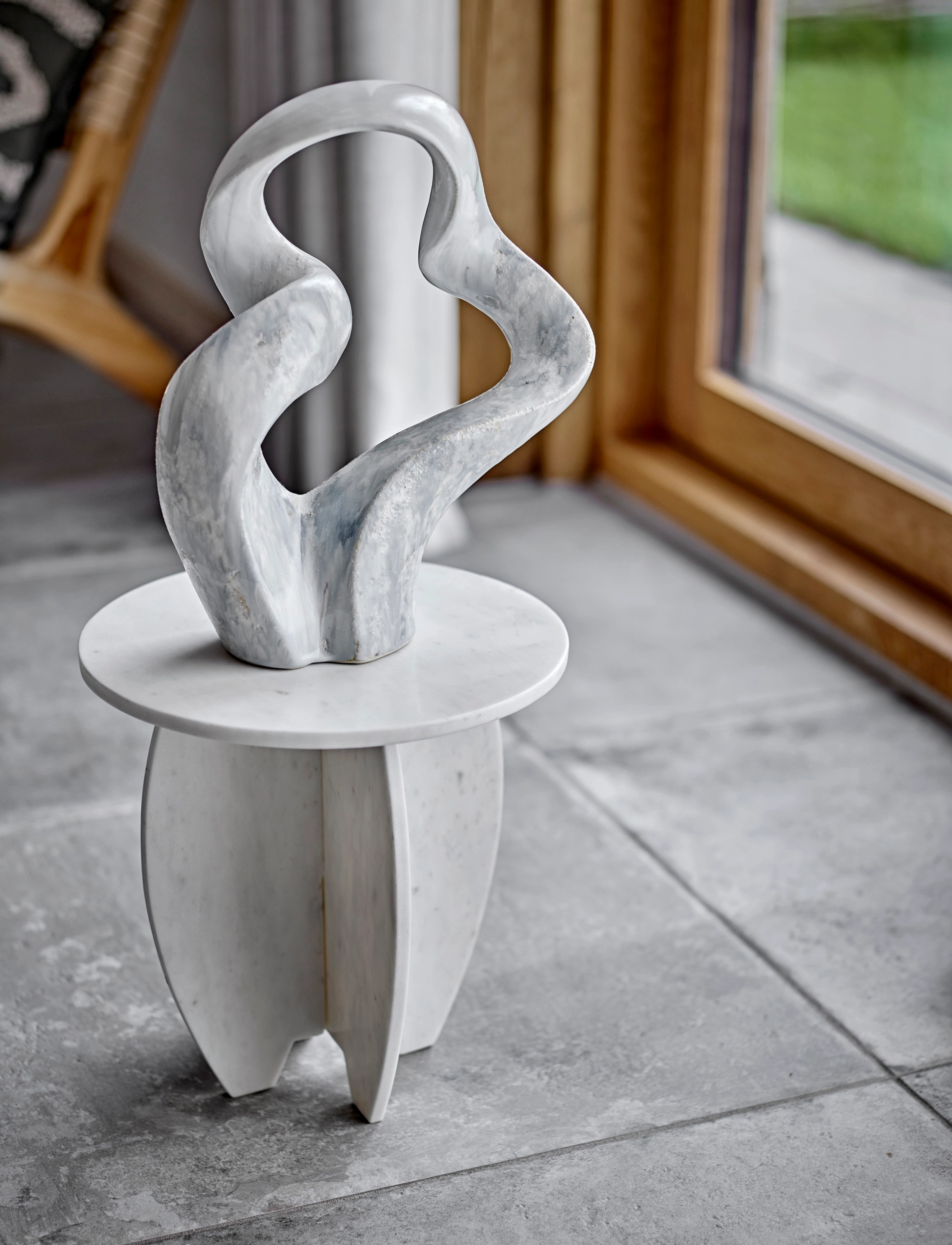 Bloomingville Rouyi Deco, 34.5X28X12 cm, Decorative Accessories-details, Grau - Porcelain Figures & Sculptures, Homeware