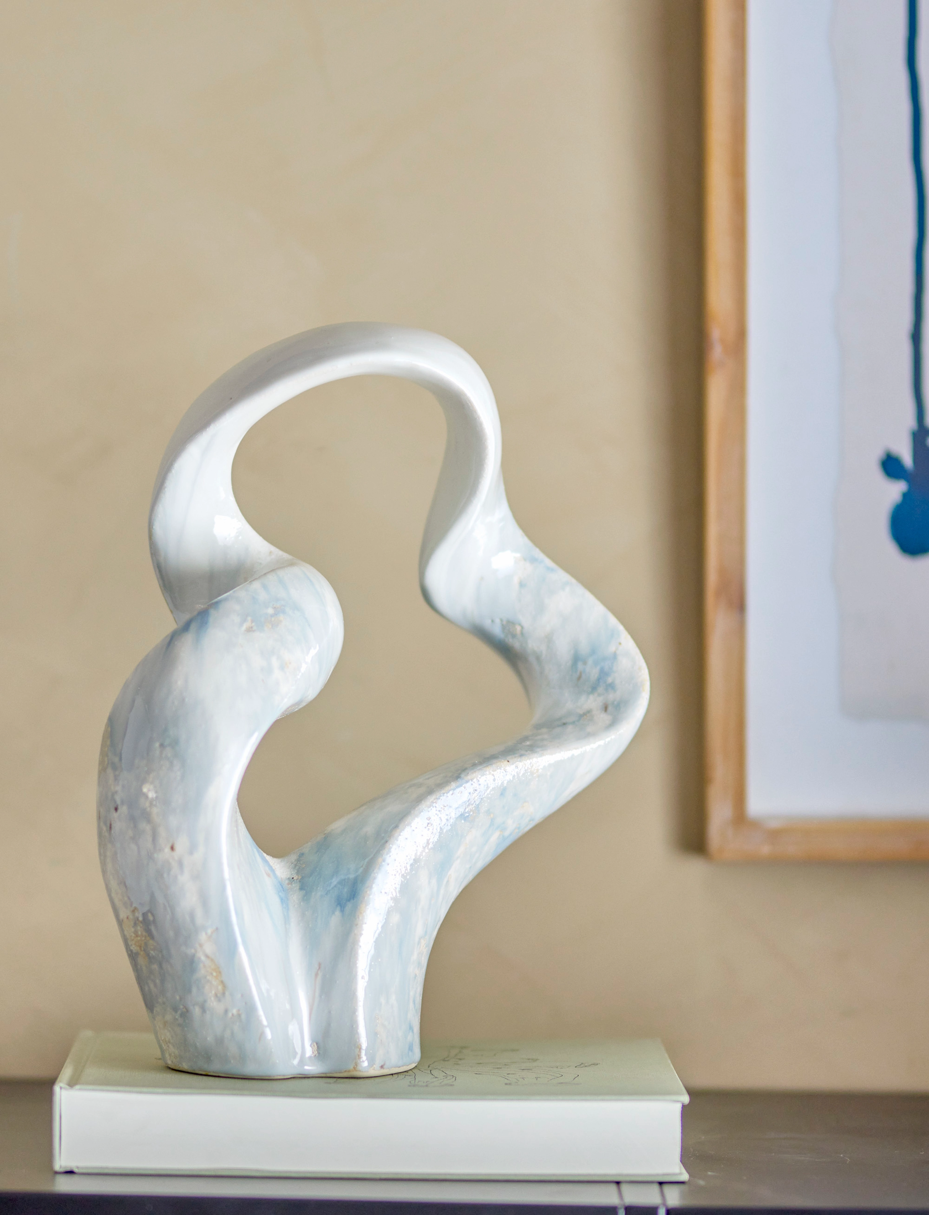 Bloomingville - Rouyi Deco - skulpturer & porcelænsfigurer - grey - 5