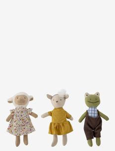 Animal friends Doll, Yellow, Cotton, Bloomingville
