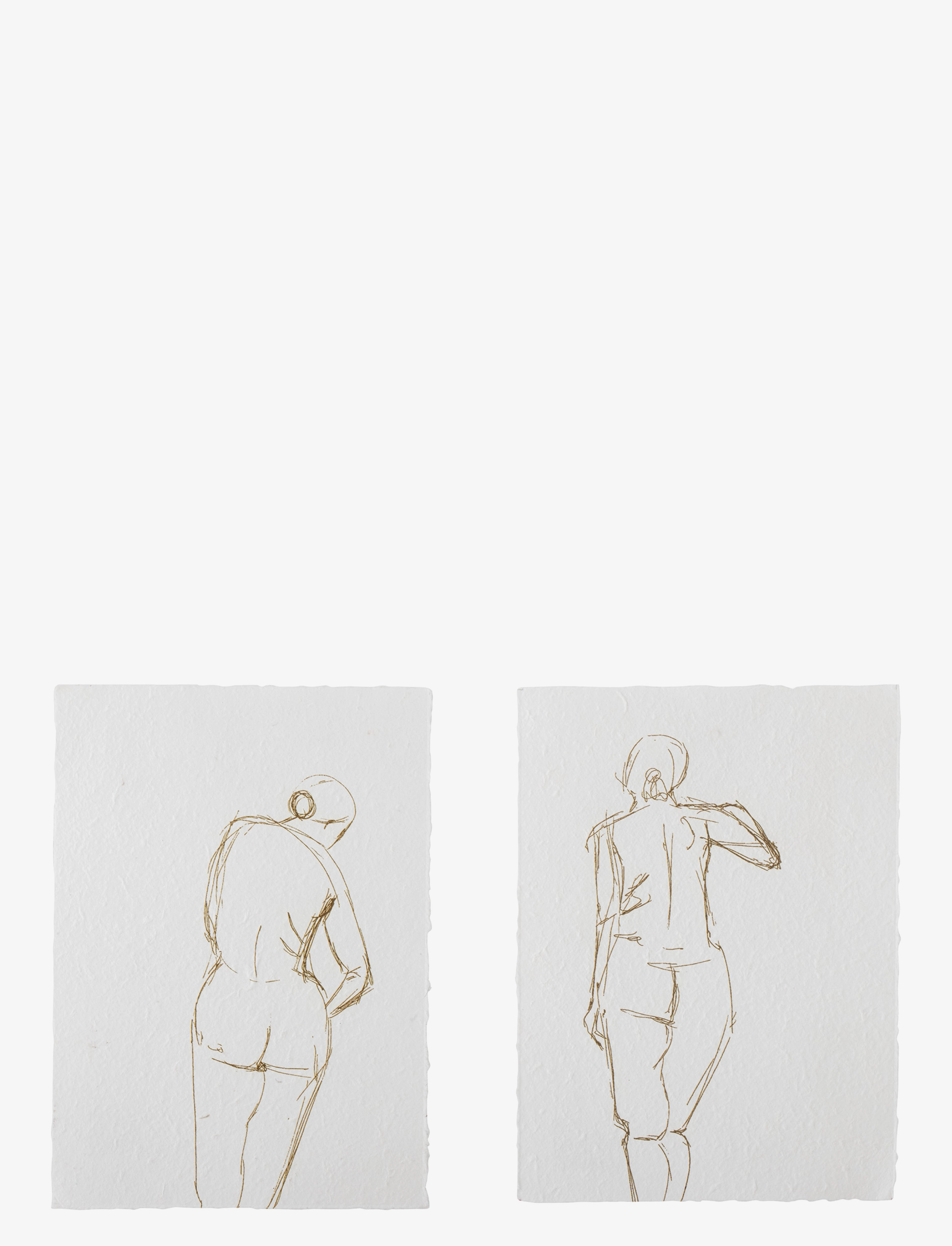 Bloomingville Aise Poster, Illustrations, Hvid, Str: ONE SIZE