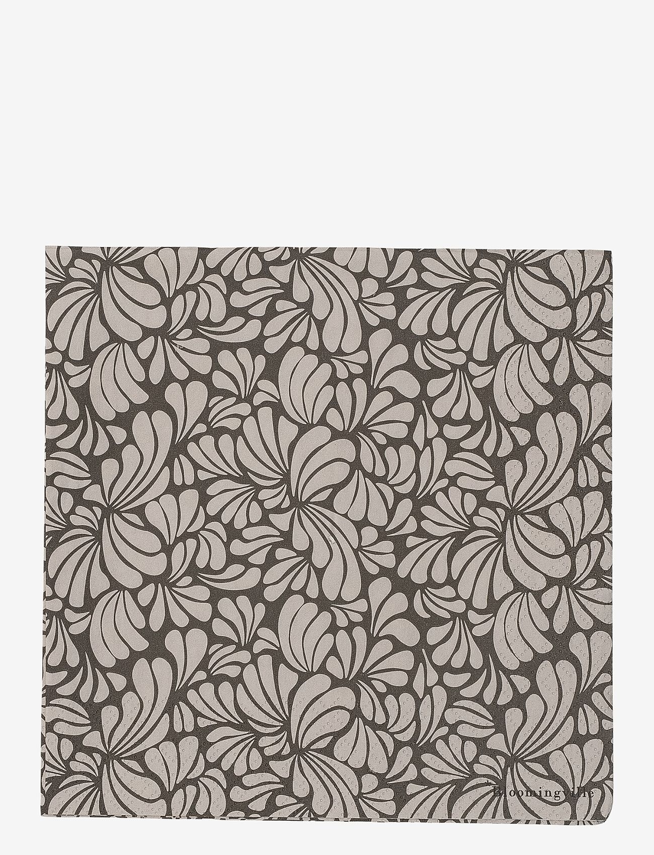 Bloomingville - Pilou Napkin - pappersservetter - brown - 0