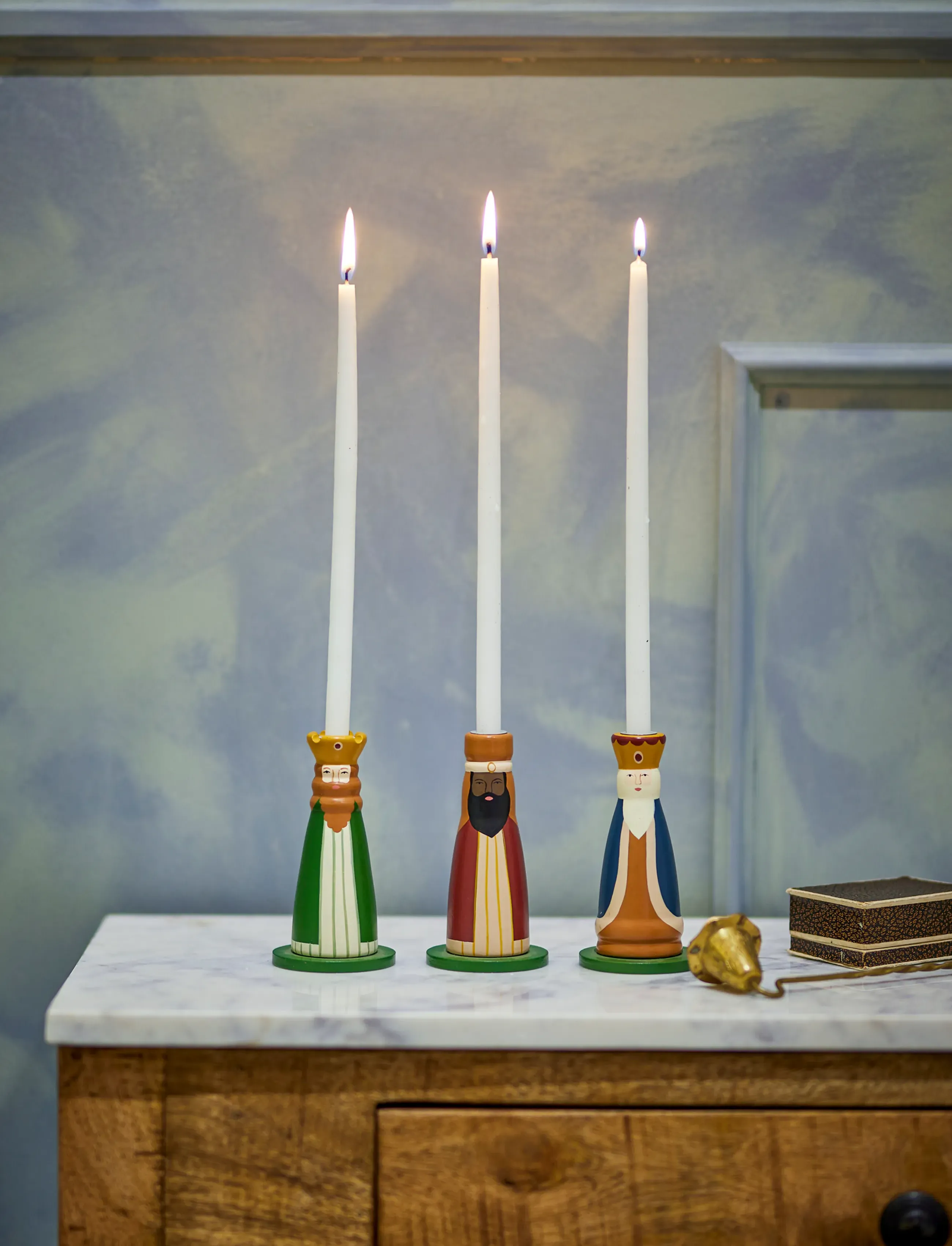 Bloomingville - Betiel Candle Holder - lowest prices - green - 3