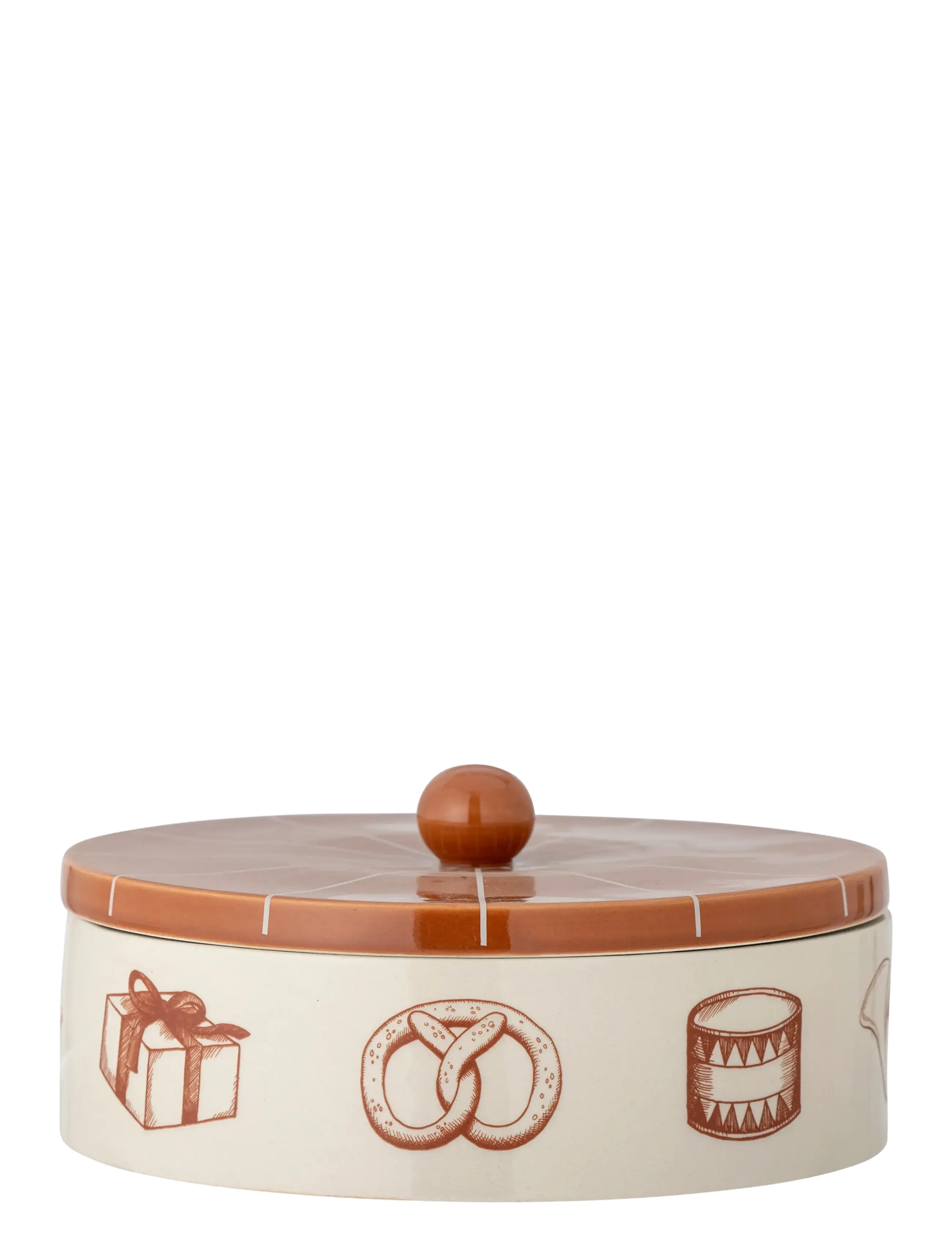 Bloomingville Beth Jar w/Lid - Küche - RED / red