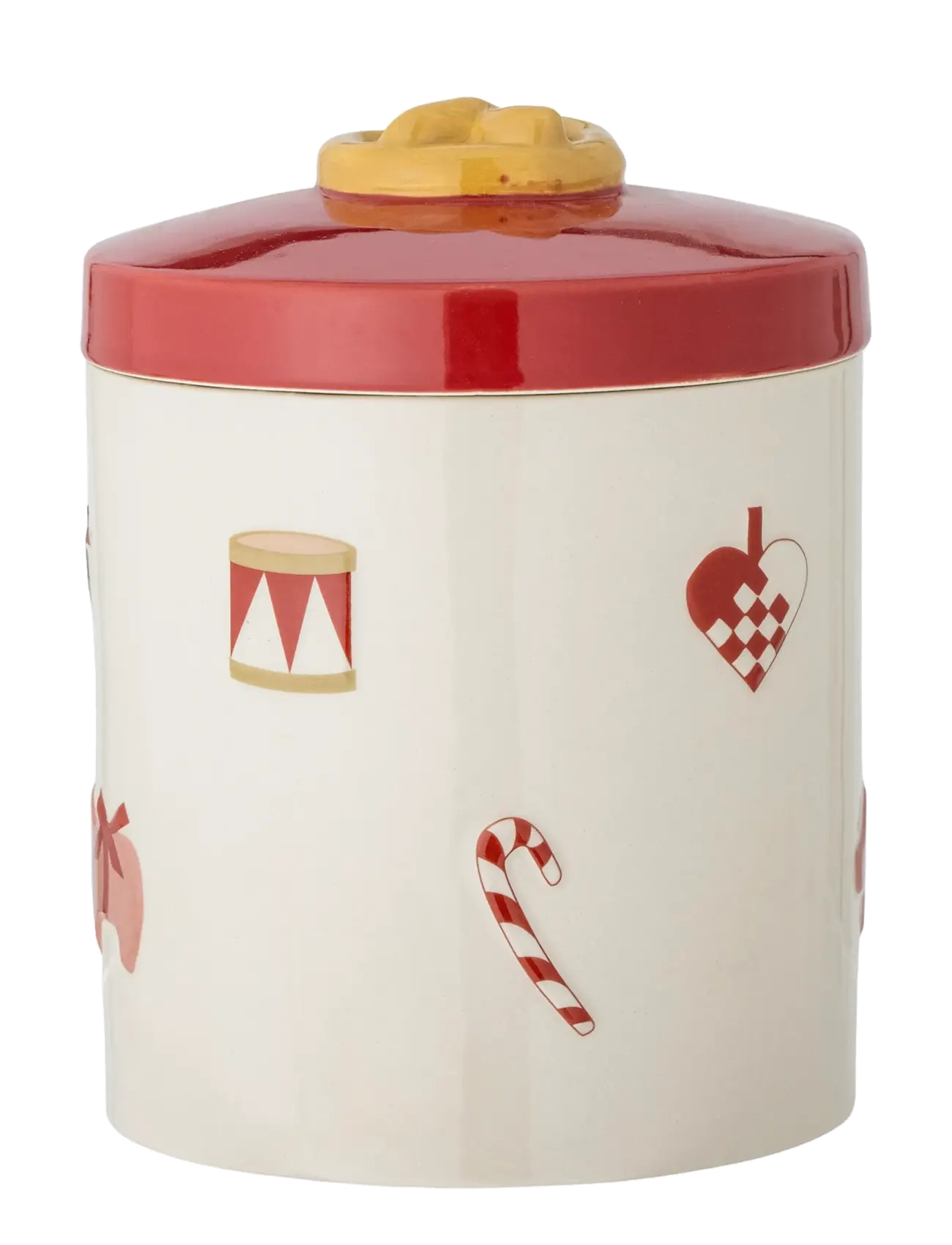 Bloomingville Yule Jar w/Lid - Geschenke - RED / red