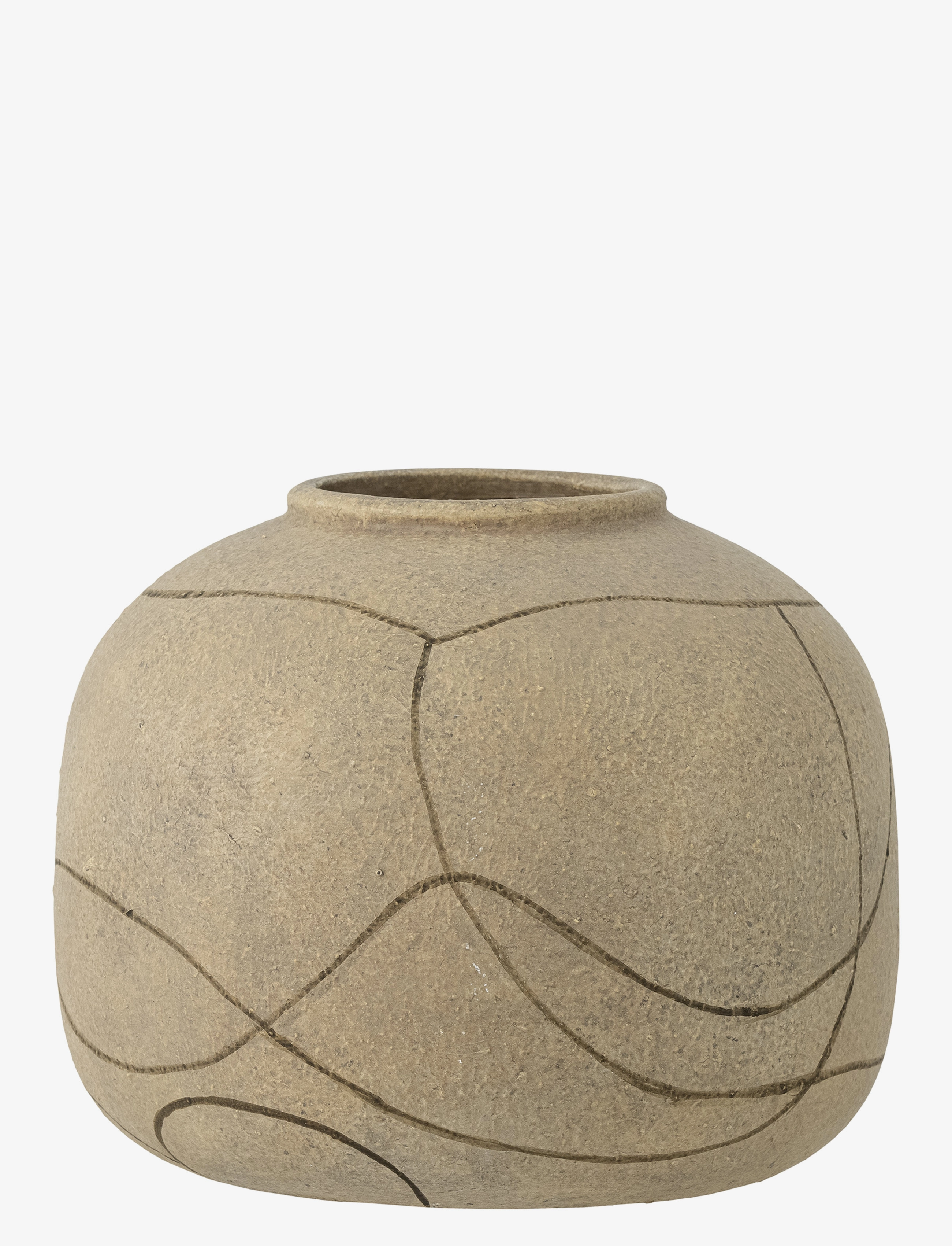 Bloomingville Niza Deco Vase, Stor vase, Beige, Str: H16.5CM