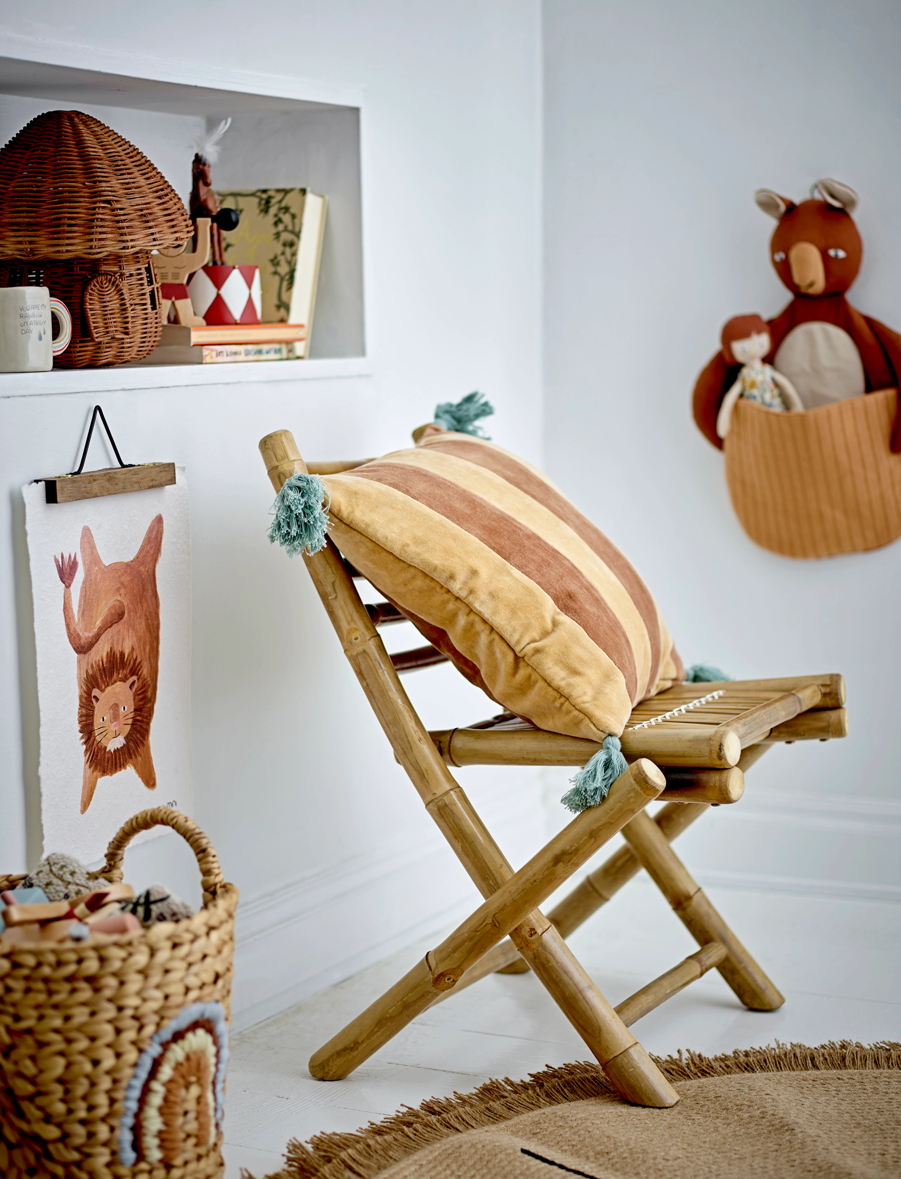 Bloomingville Toto Wall Decor, One Size, Kids Braun - Decors, Kinder