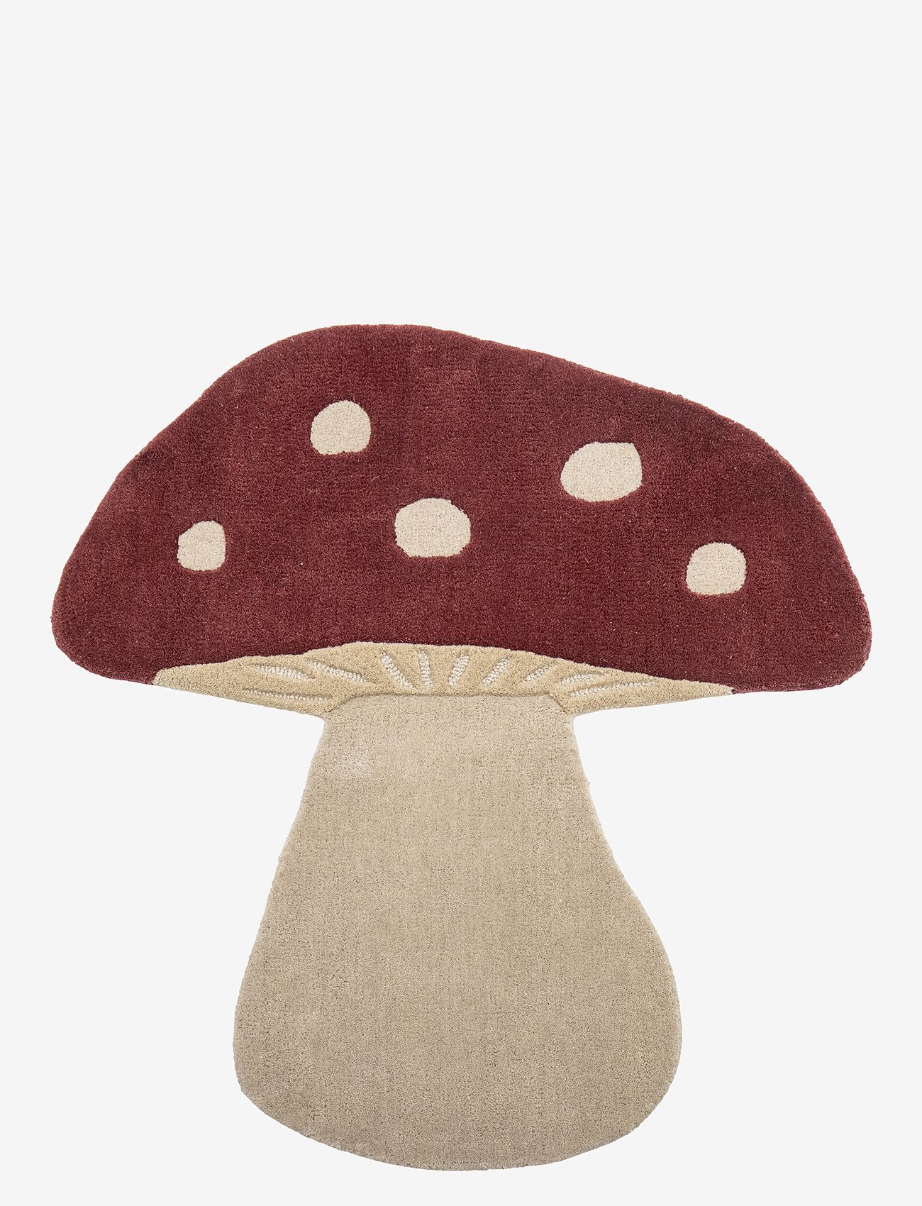 Bloomingville - Mushroom Rug - red - 1