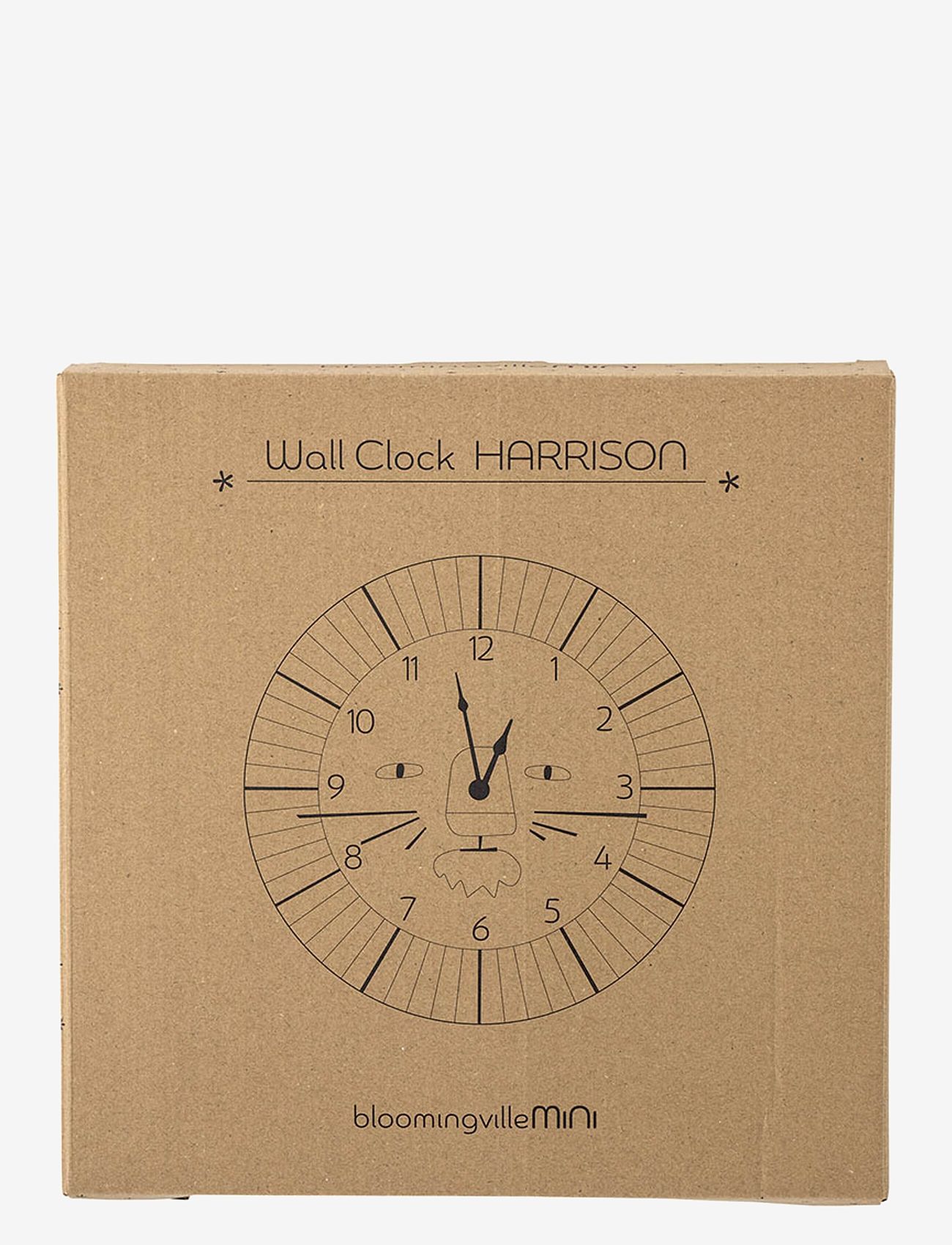 Bloomingville - Harrison Wall Clock - clocks - brown - 2