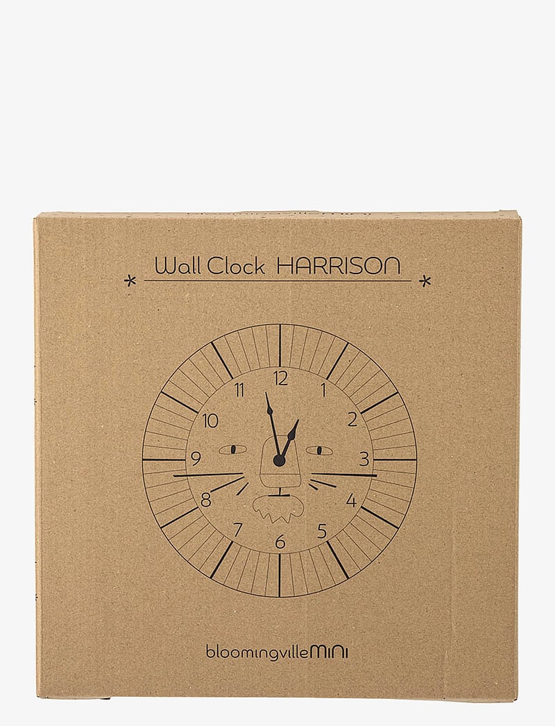Bloomingville - Harrison Wall Clock - die niedrigsten preise - brown - 1