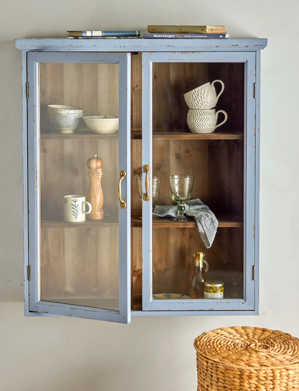 Bloomingville - Hazem Cabinet - szafki - blue - 4