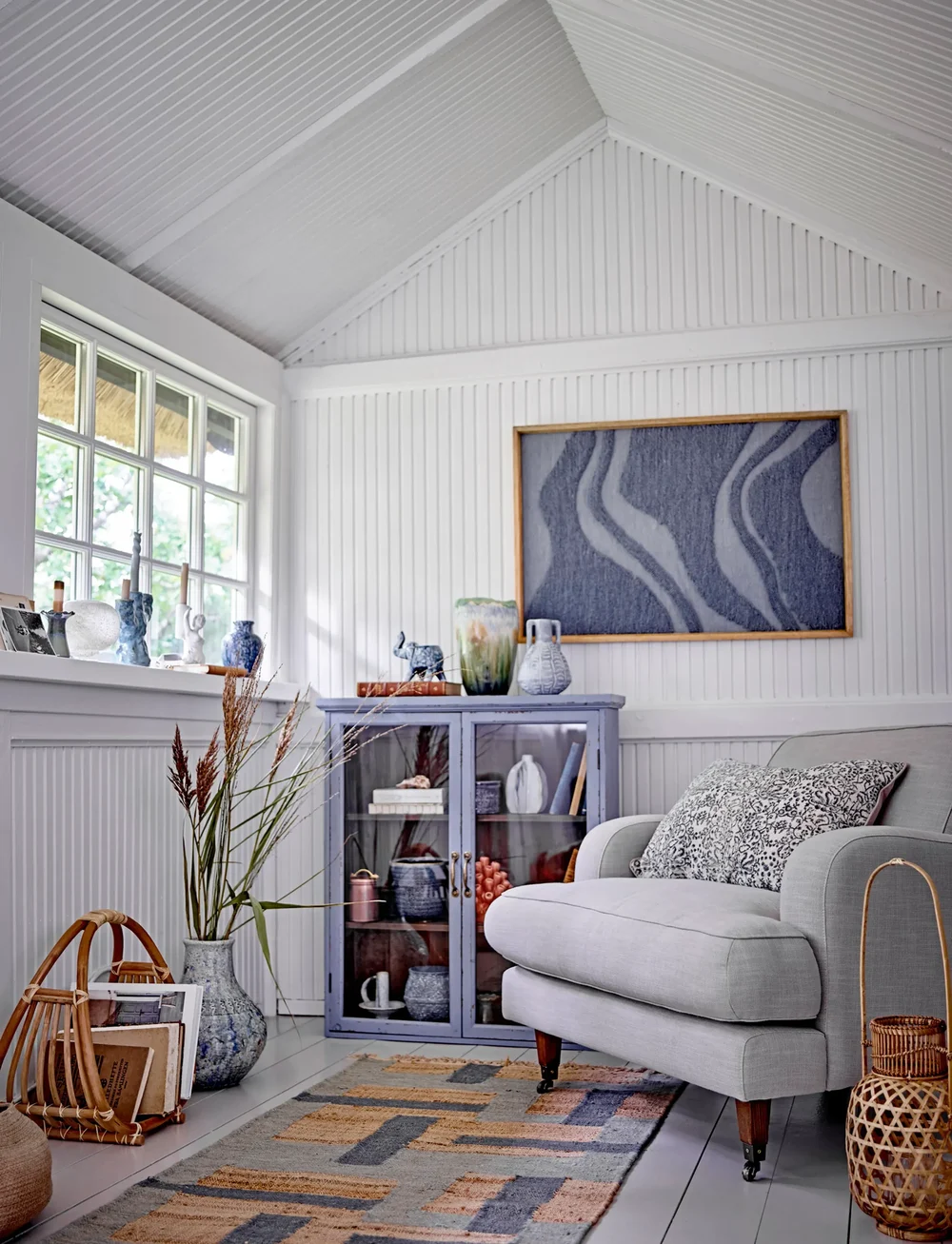 Bloomingville - Hazem Cabinet - szafki - blue - 5