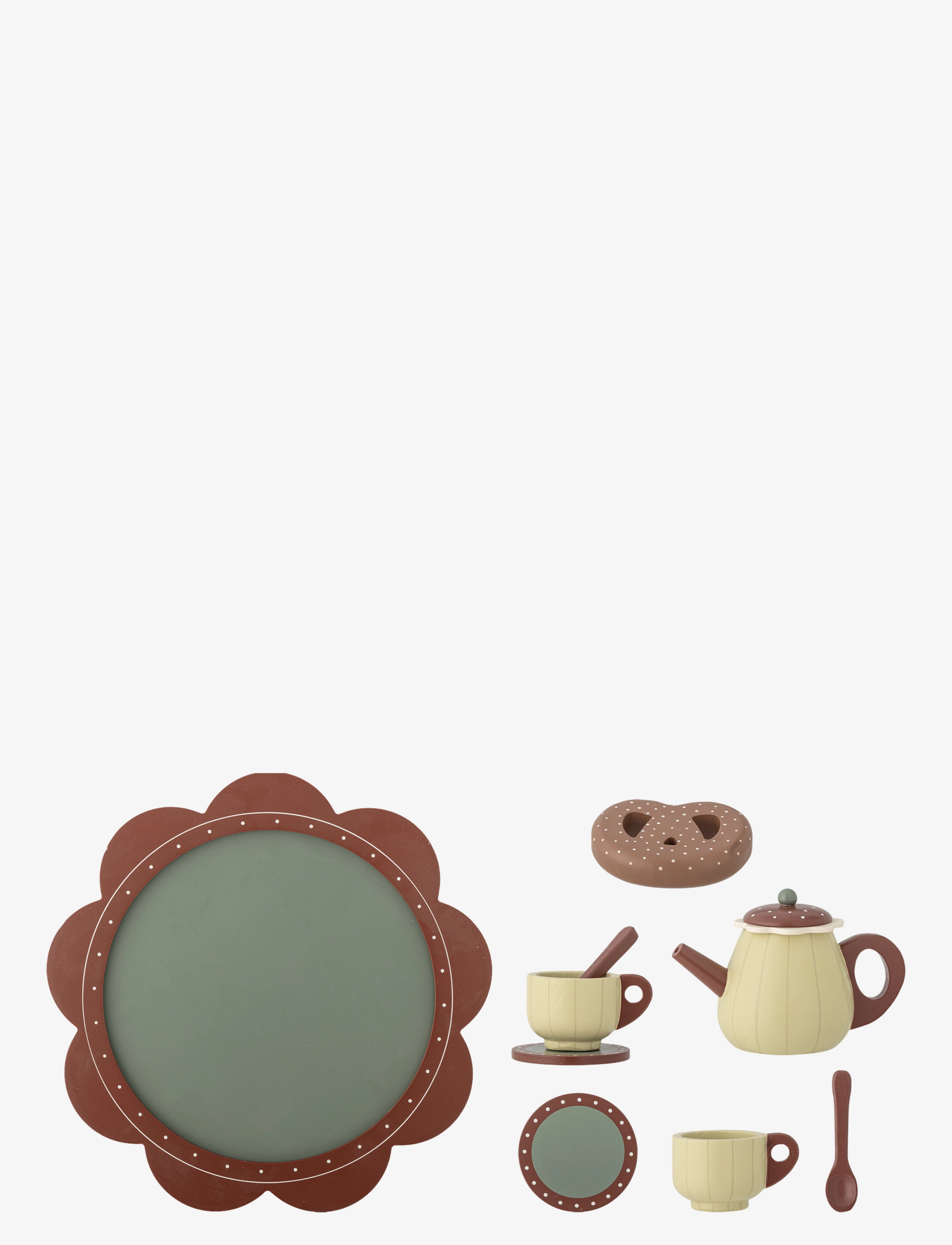 Bloomingville Bette Play Set, One Size, Brown, Legetøjskøkken Og Tilbehør > Kaffe- Og Tesæt, Børn
