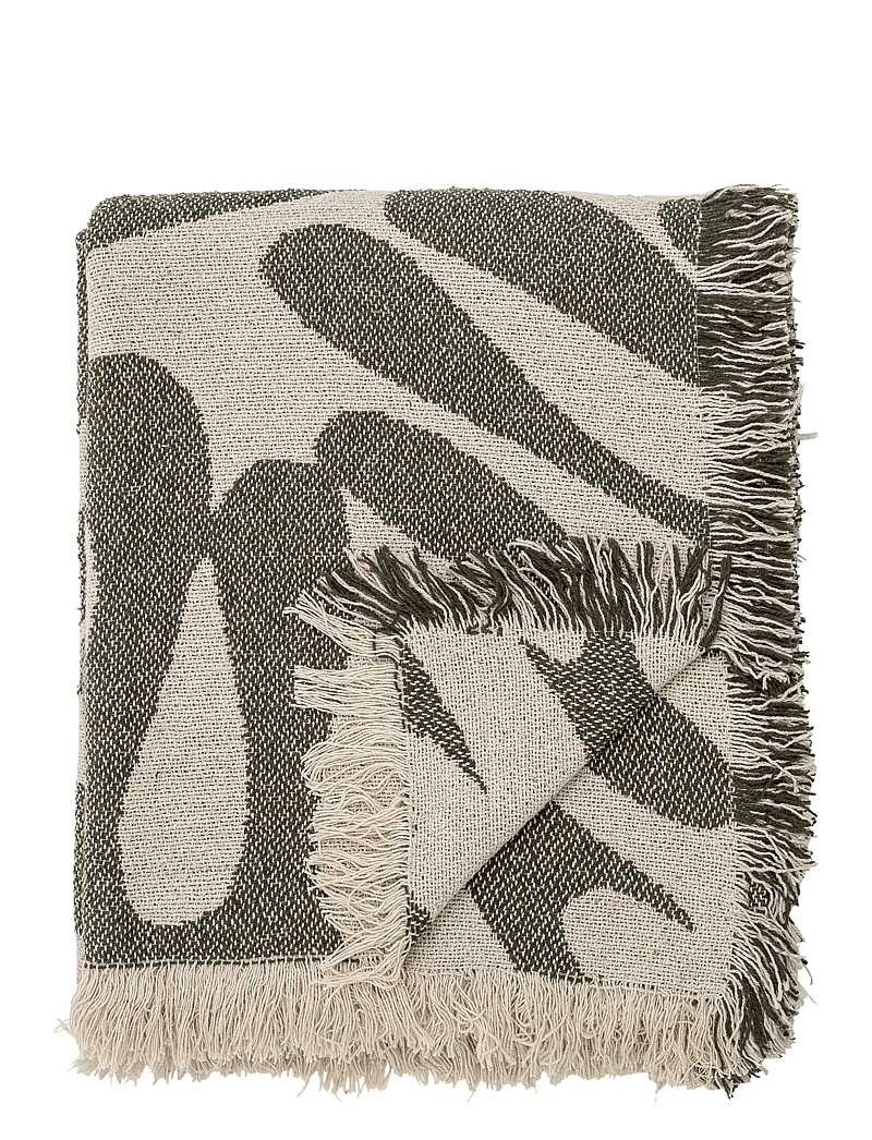 Bloomingville - Alk Throw - die niedrigsten preise - green - 0