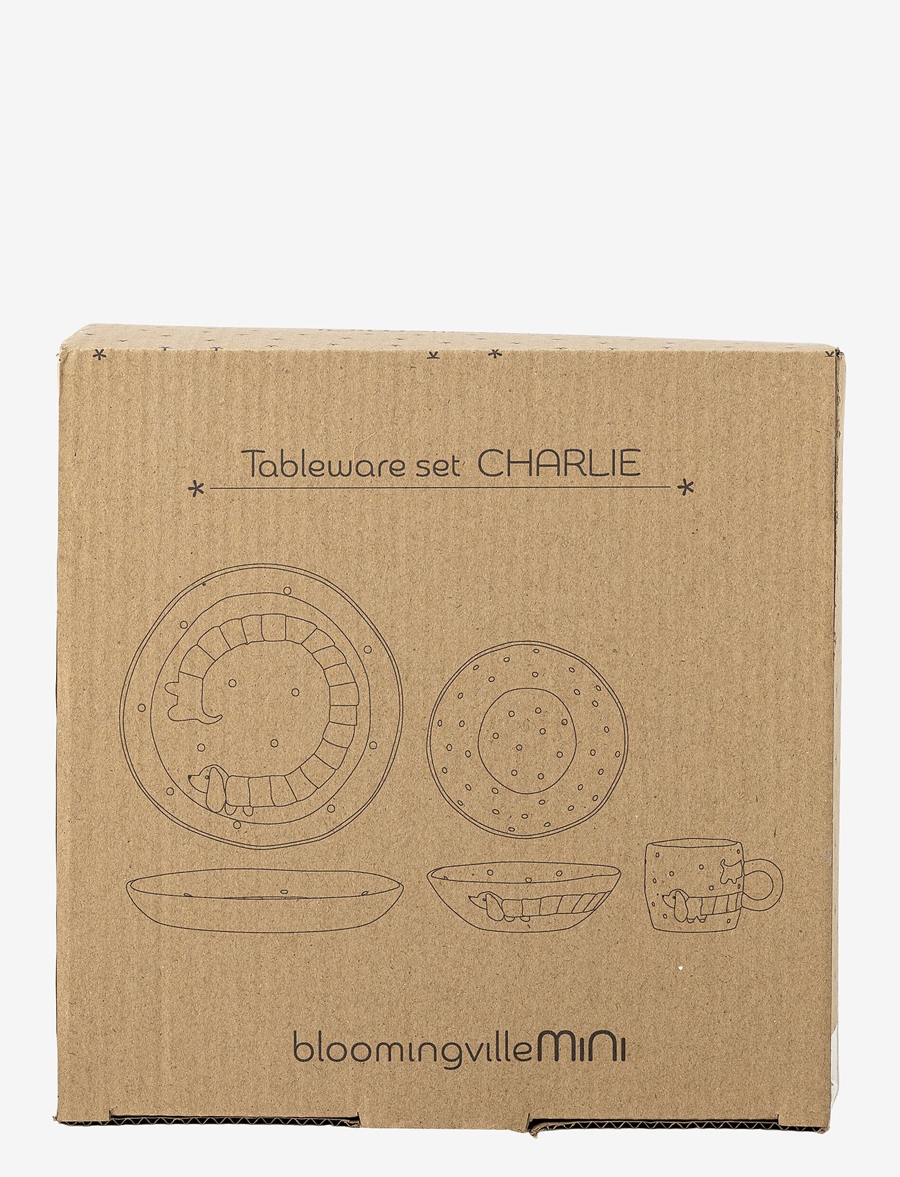 Bloomingville - Charlie Tableware Set - serveringsset - blue - 2