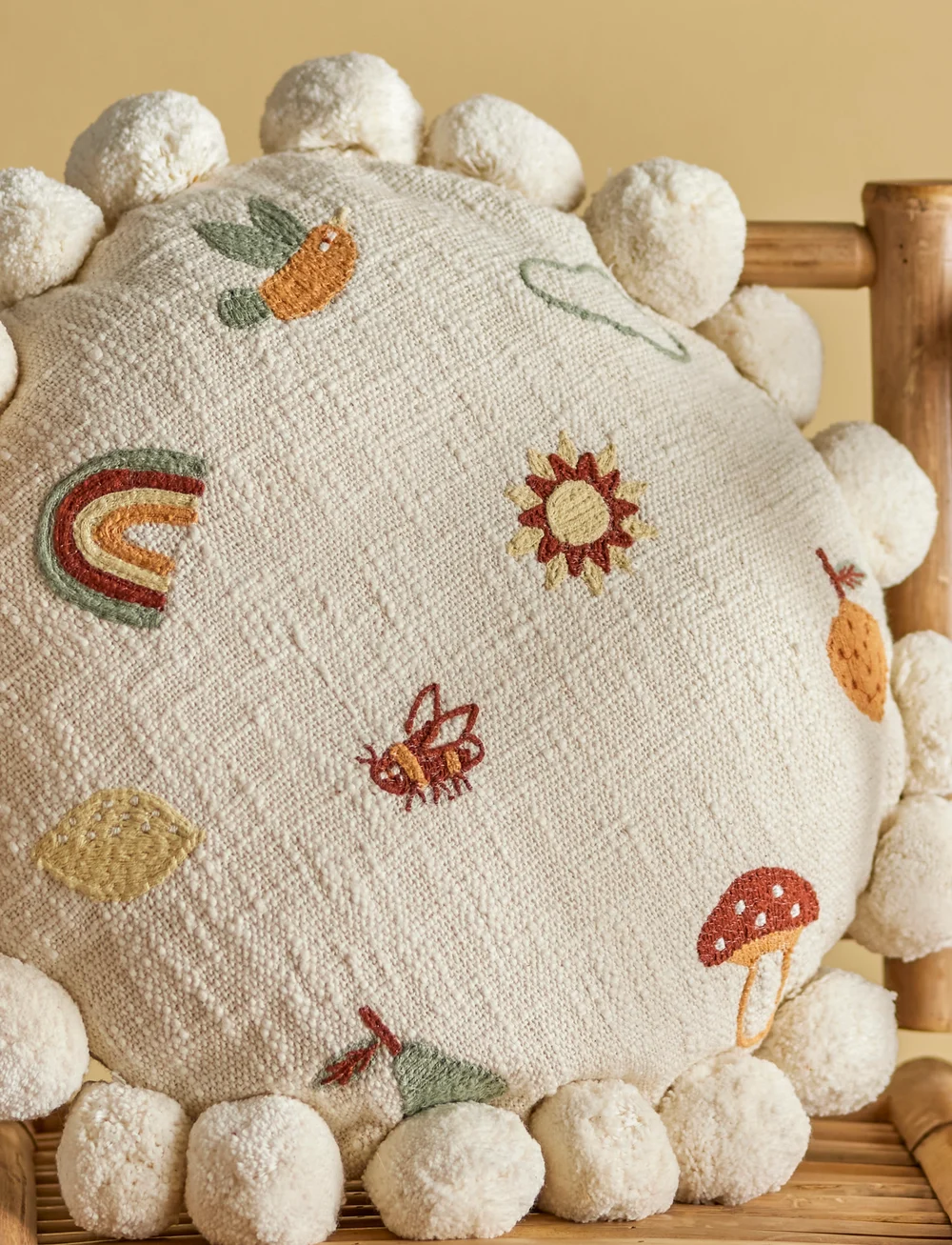 Bloomingville - Agnes Cushion - pyntepuder - nature - 3