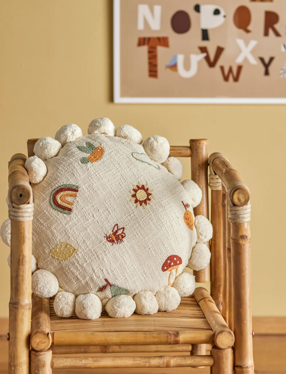 Bloomingville - Agnes Cushion - pyntepuder - nature - 4