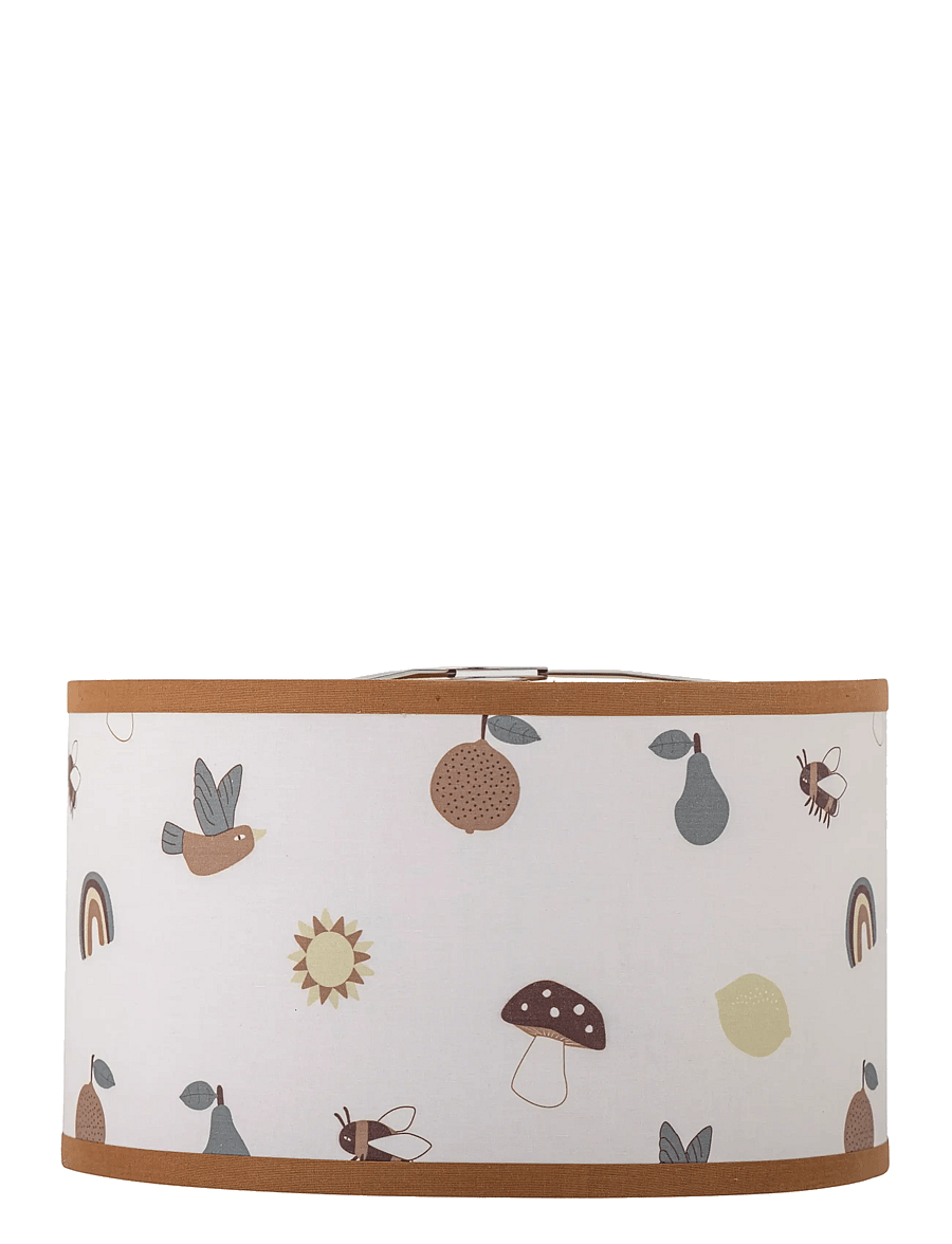 Bloomingville - Agnes Lampshade - dekorative wohnaccessoires - brown - 1