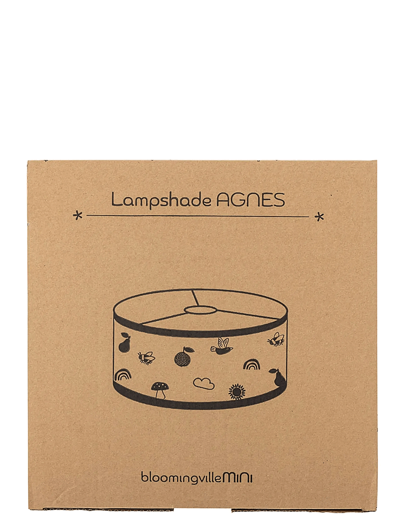 Bloomingville - Agnes Lampshade - dekorative wohnaccessoires - brown - 3